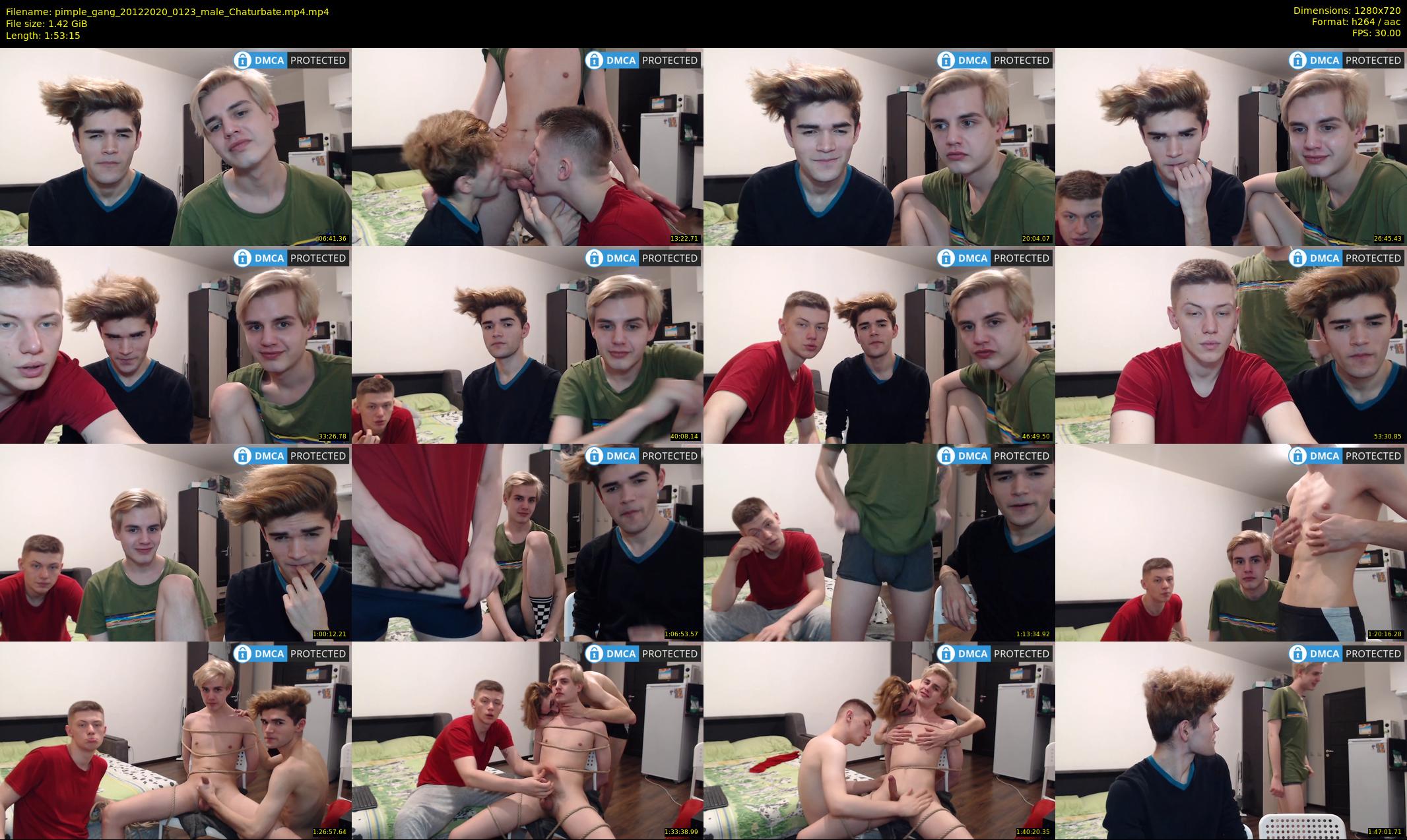 pimple_gang — 114 minute Chaturbate male cam show recording, 720p, Dec 20, 2020