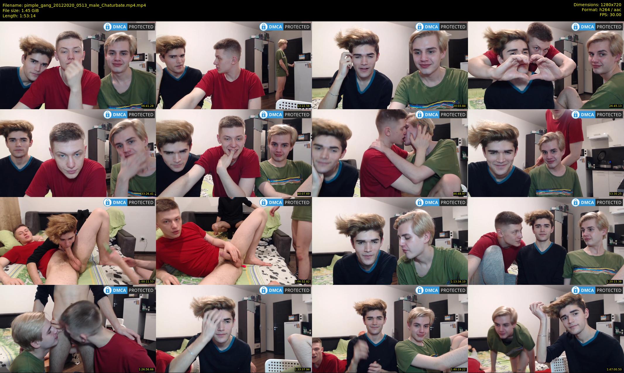 pimple_gang — 114 minute Chaturbate male cam show recording, 720p, Dec 20, 2020