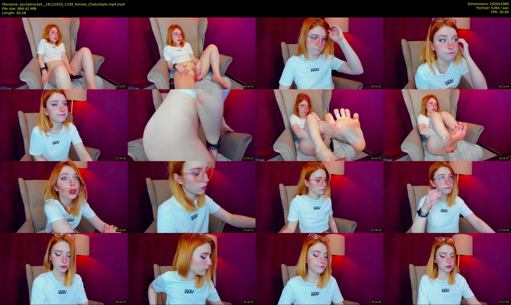 pocketrocket_ — 40 minute Chaturbate female cam show recording, 1080p, Dec 18, 2020