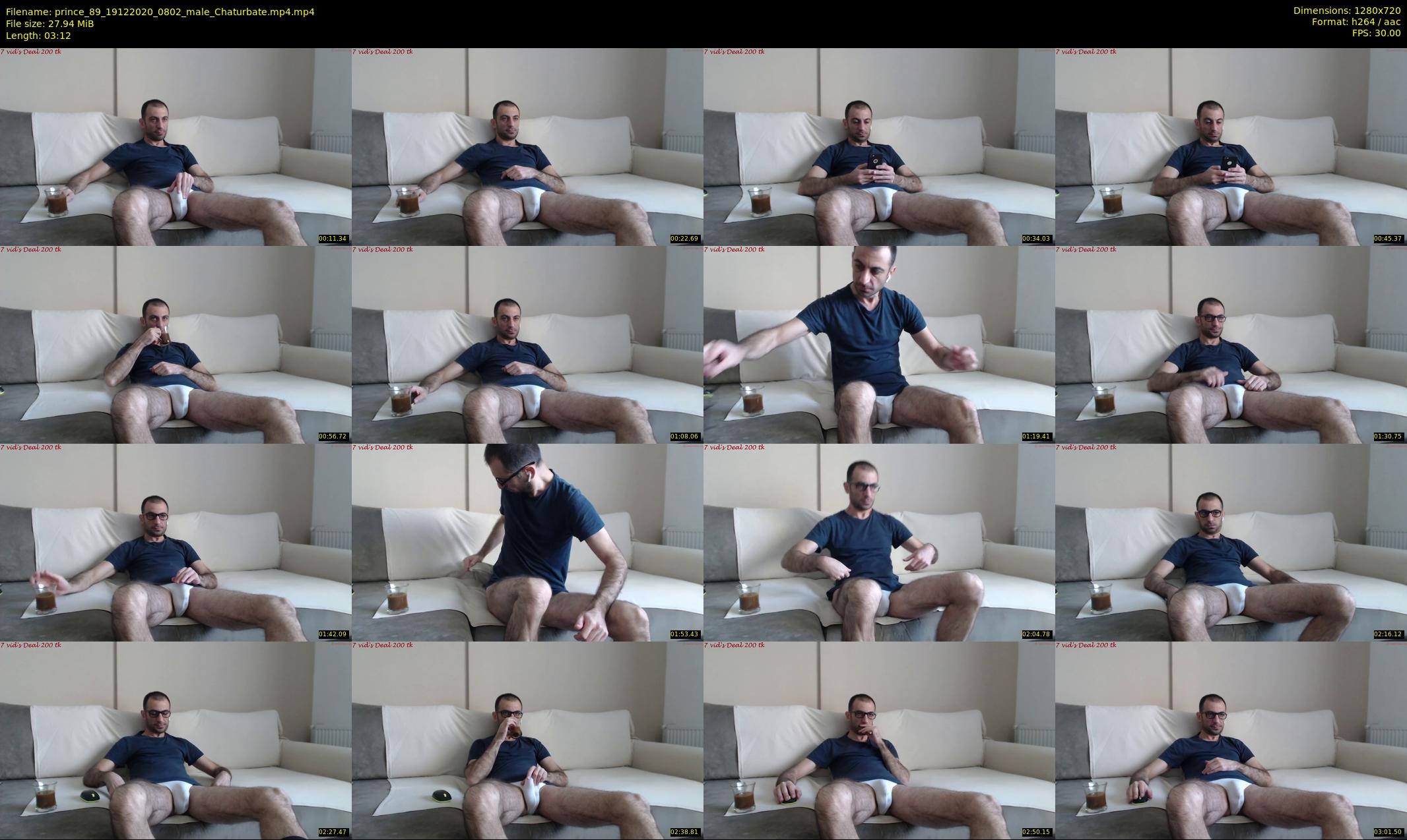 prince_89 — 4 minute Chaturbate male cam show recording, 720p, Dec 19, 2020