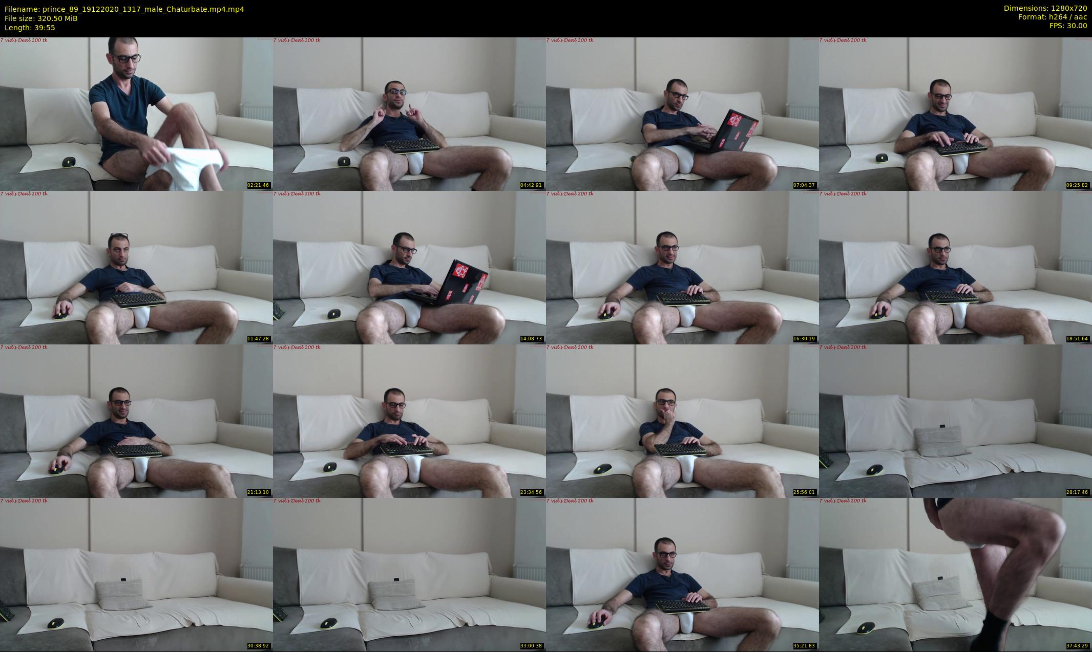 prince_89 — 40 minute Chaturbate male cam show recording, 720p, Dec 19, 2020