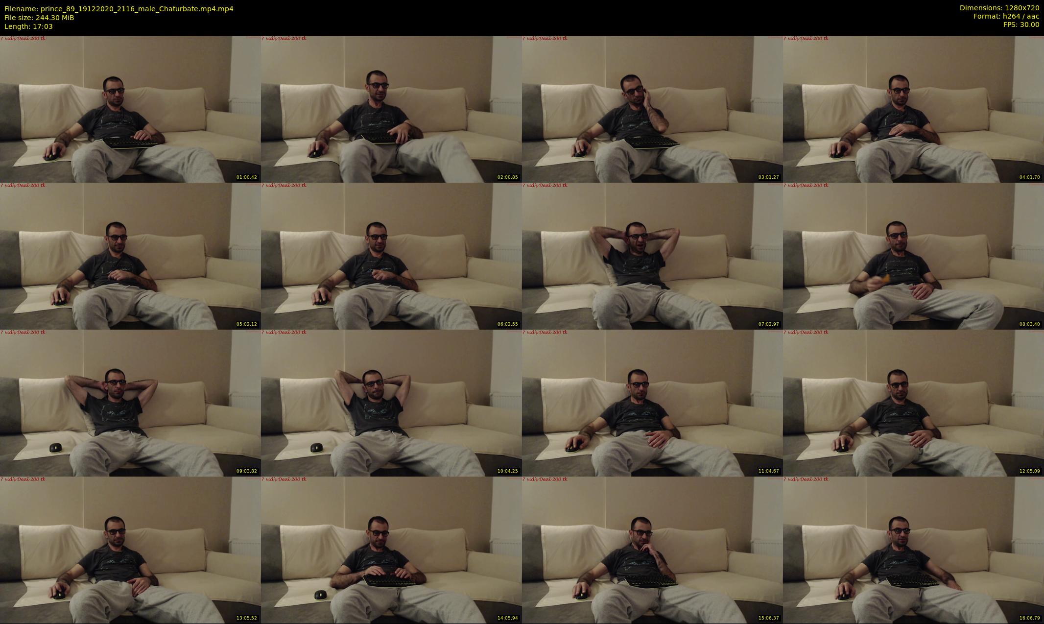 prince_89 — 18 minute Chaturbate male cam show recording, 720p, Dec 19, 2020