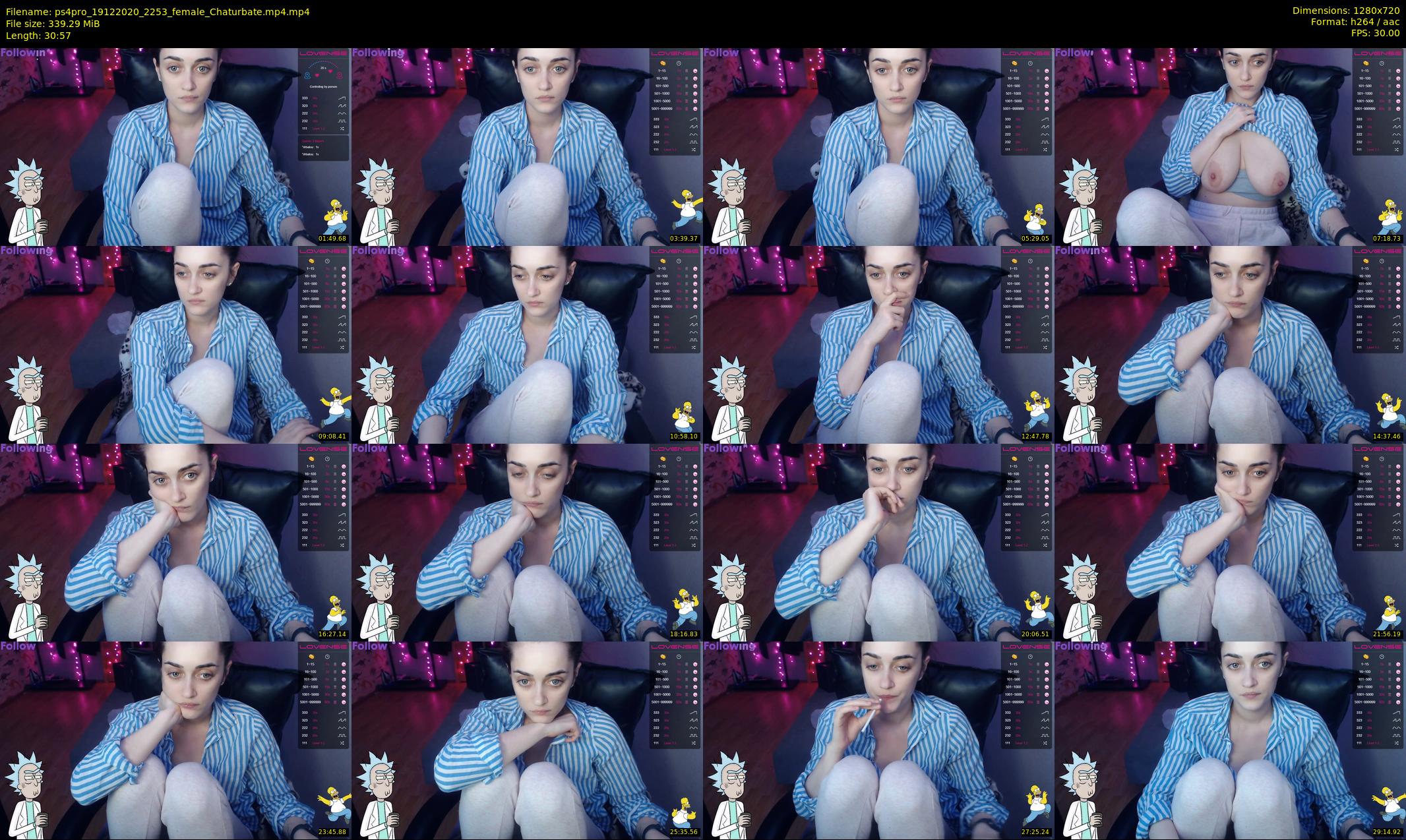 ps4pro — 31 minute Chaturbate female cam show recording, 720p, Dec 19, 2020