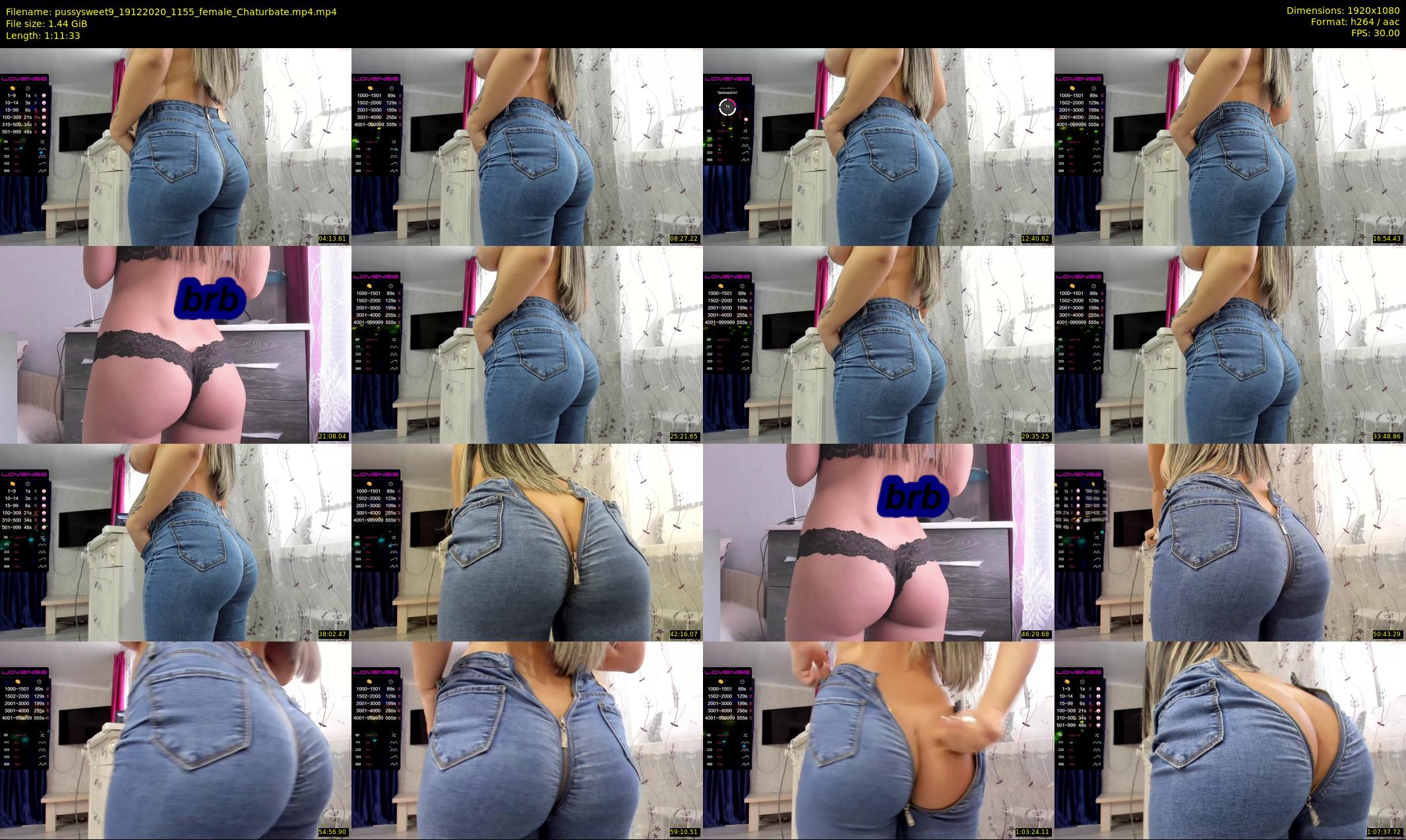 pussysweet9 — 72 minute Chaturbate female cam show recording, 1080p, Dec 19, 2020