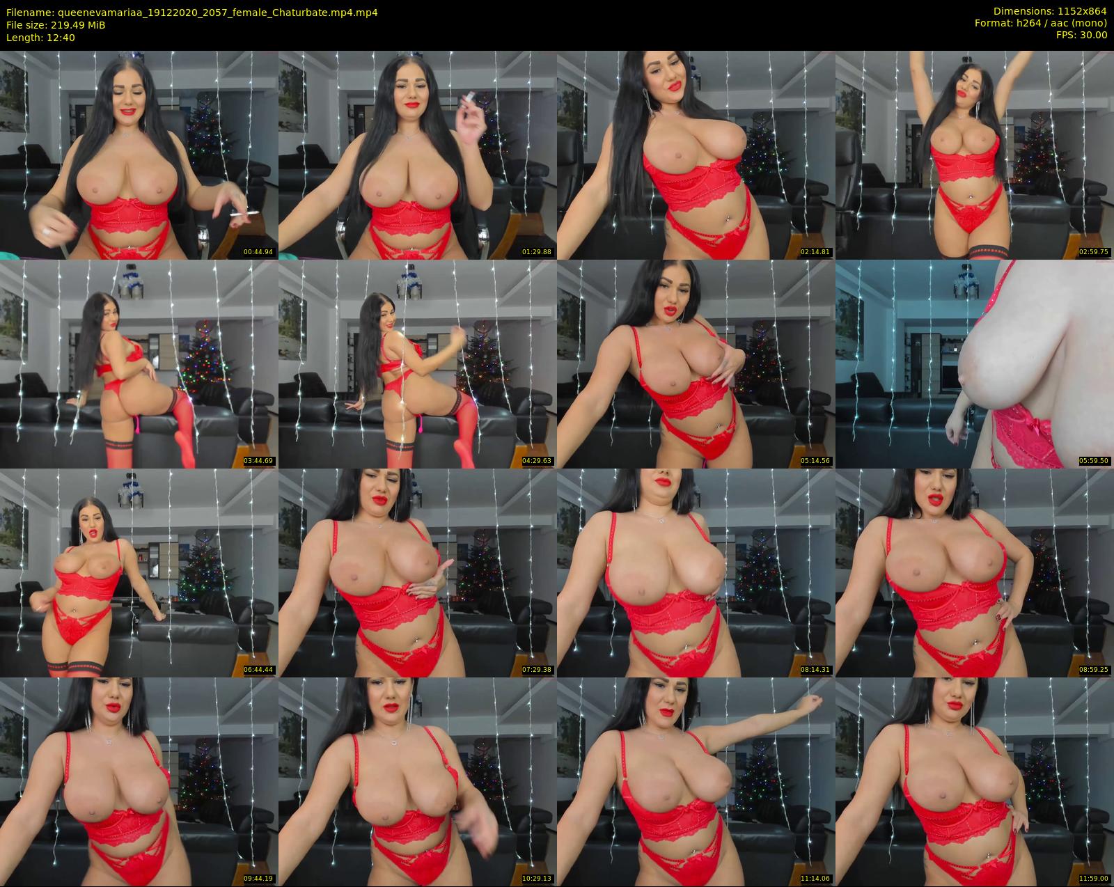 queenevamariaa — 13 minute Chaturbate female cam show recording, 720p, Dec 19, 2020