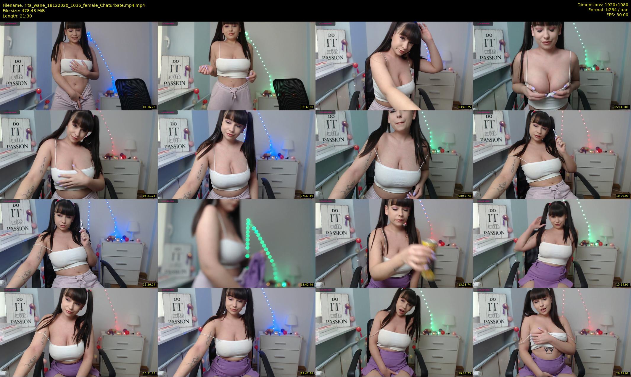 rita_wane — 22 minute Chaturbate female cam show recording, 1080p, Dec 18, 2020