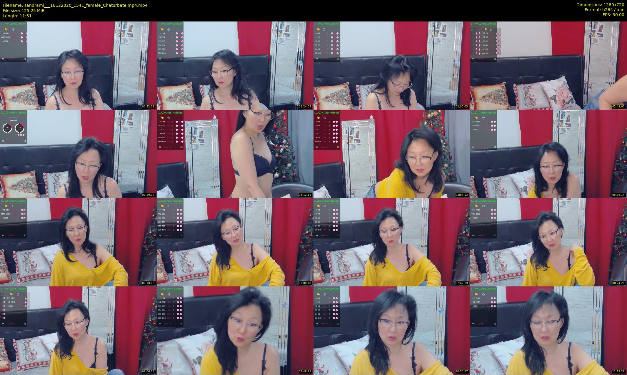 sandrami__ — 12 minute Chaturbate female cam show recording, 720p, Dec 18, 2020