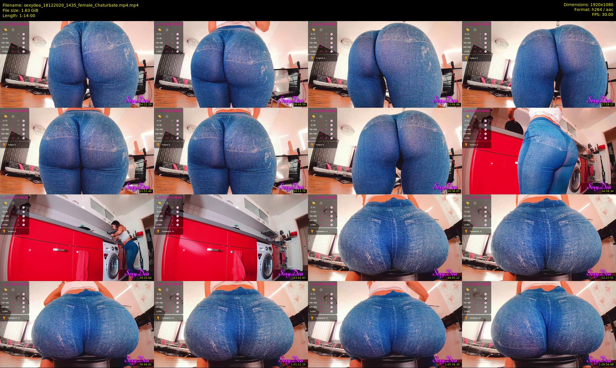 sexydea — 74 minute Chaturbate female cam show recording, 1080p, Dec 18, 2020