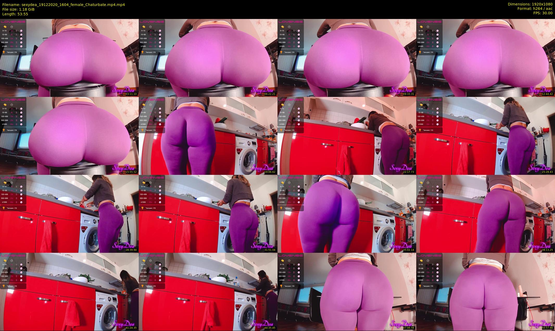 sexydea — 54 minute Chaturbate female cam show recording, 1080p, Dec 19, 2020