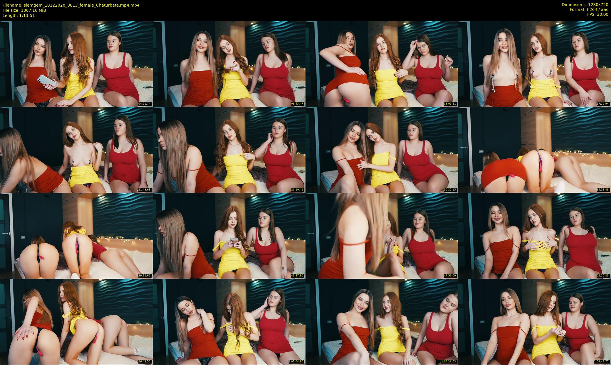 slemgem — 74 minute Chaturbate couple cam show recording, 720p, Dec 18, 2020