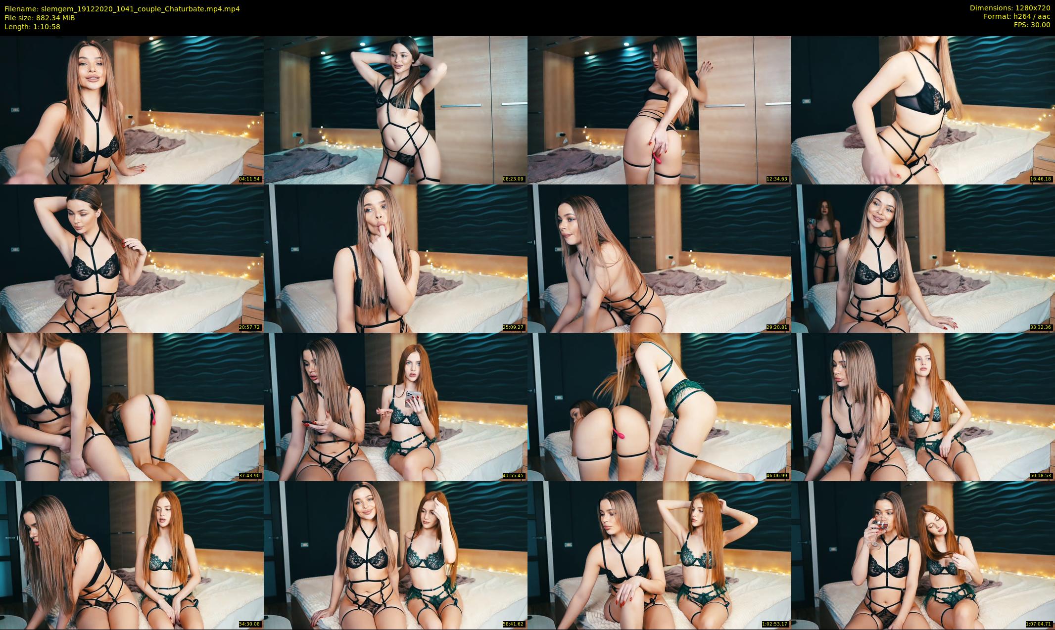 slemgem — 71 minute Chaturbate couple cam show recording, 720p, Dec 19, 2020