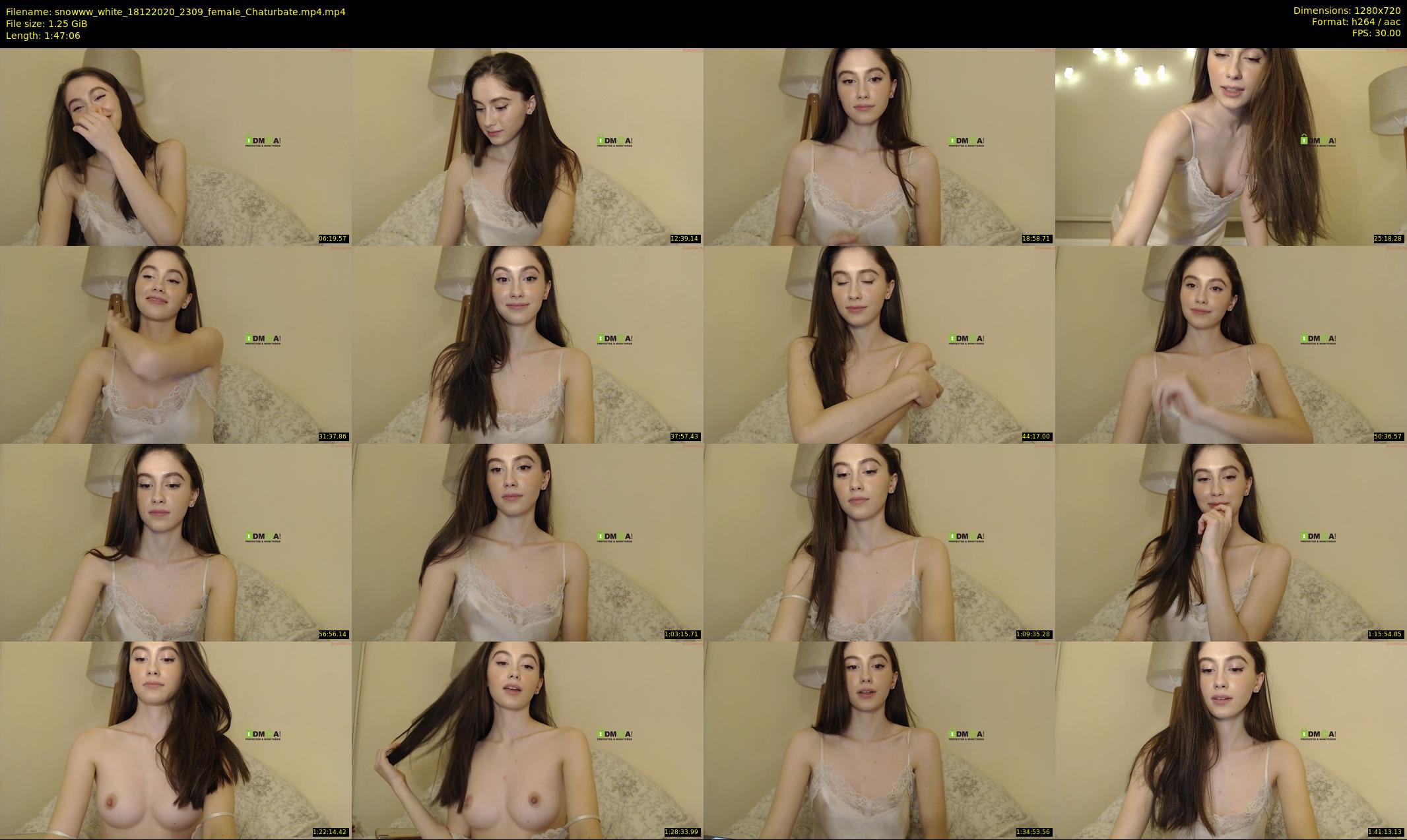 snowww_white — 108 minute Chaturbate female cam show recording, 720p, Dec 18, 2020