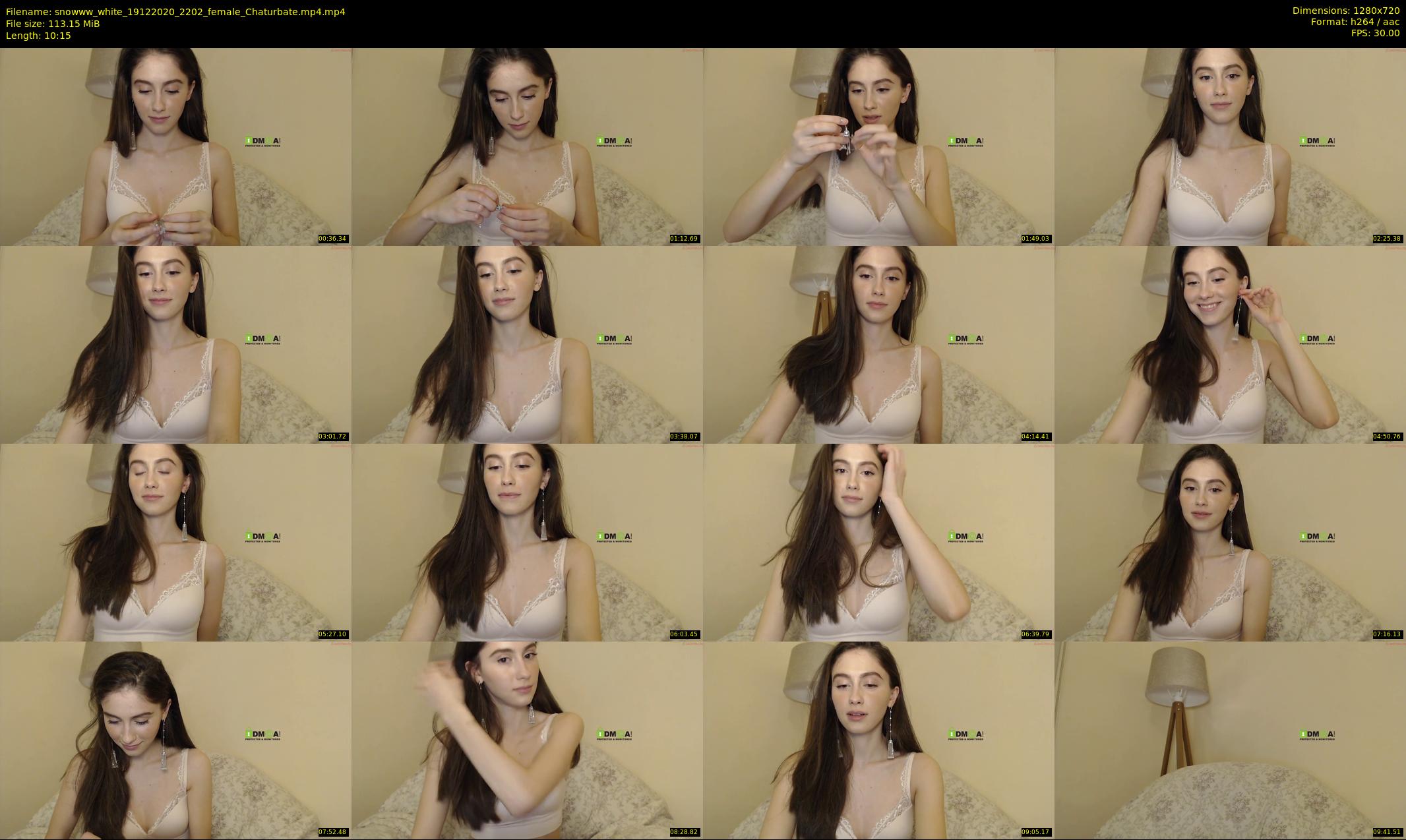 snowww_white — 11 minute Chaturbate female cam show recording, 720p, Dec 19, 2020