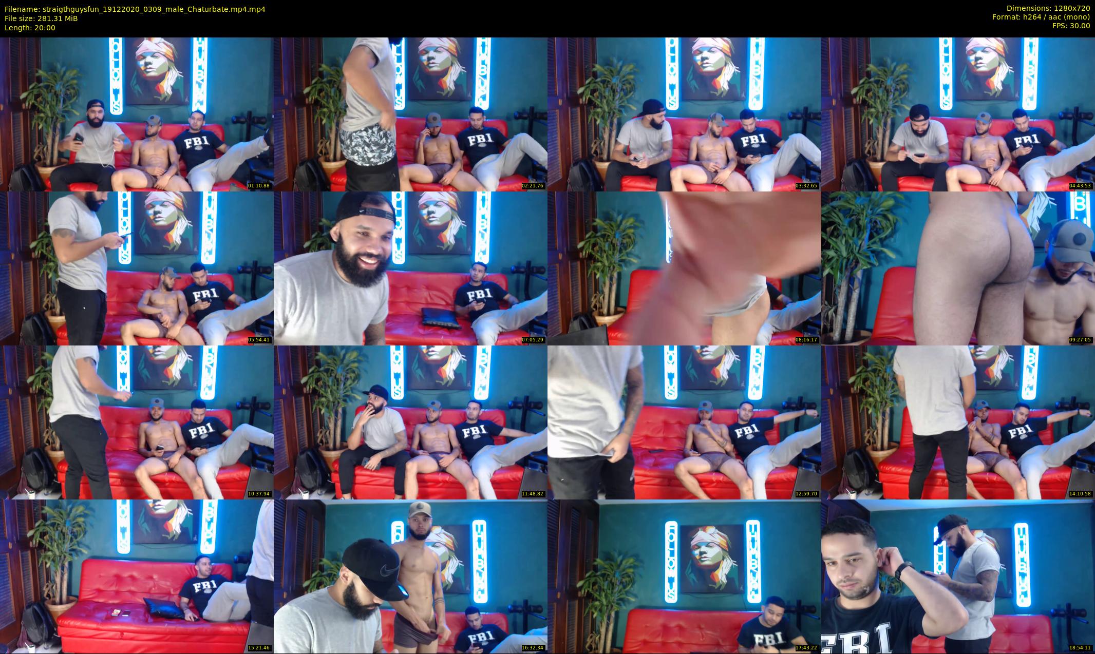 straigthguysfun — 20 minute Chaturbate male cam show recording, 720p, Dec 19, 2020