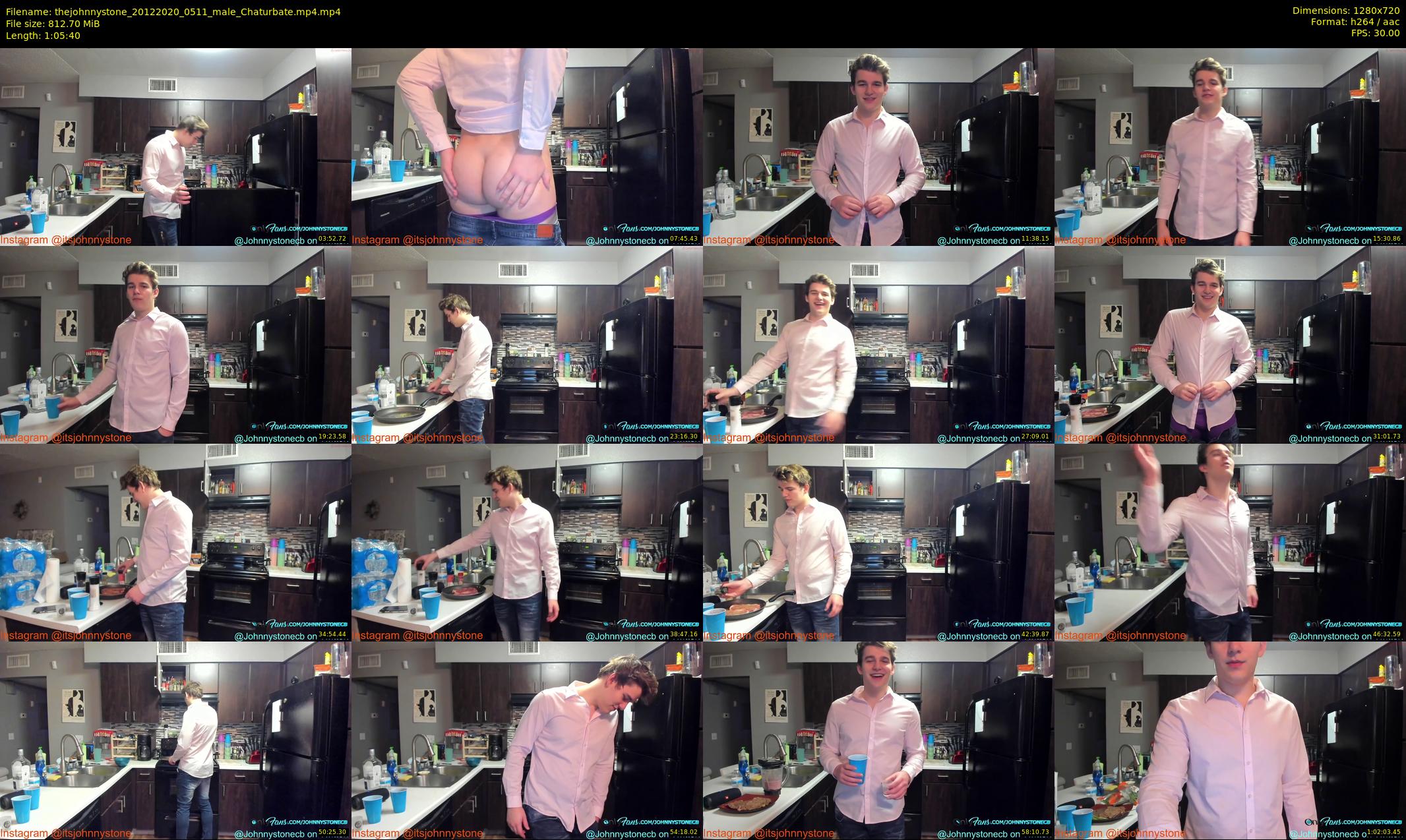 thejohnnystone — 66 minute Chaturbate male cam show recording, 720p, Dec 20, 2020