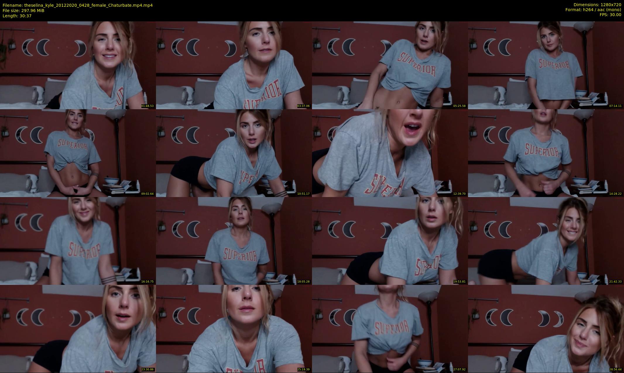theselina_kyle — 31 minute Chaturbate female cam show recording, 720p, Dec 20, 2020