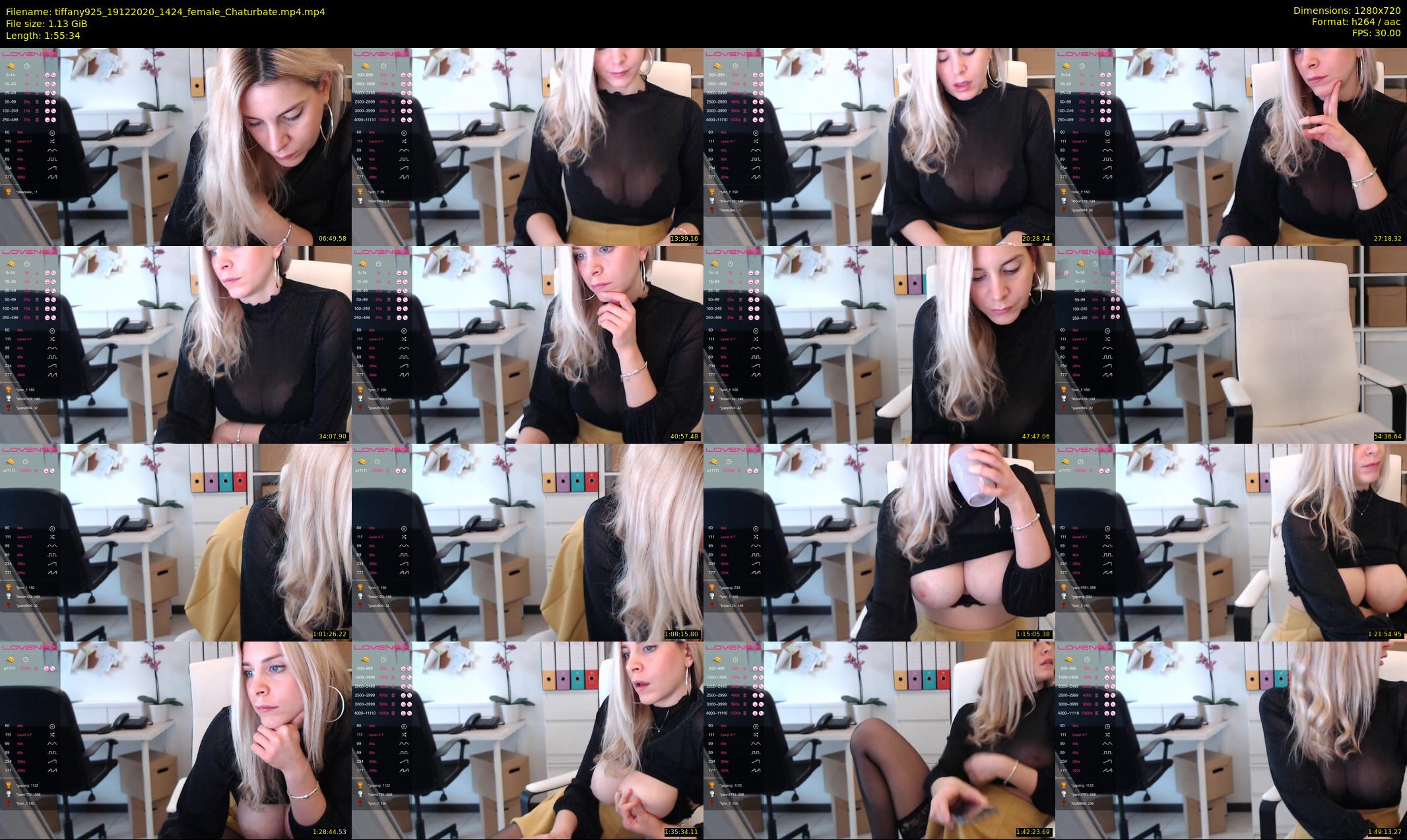 tiffany925 — 116 minute Chaturbate female cam show recording, 720p, Dec 19, 2020