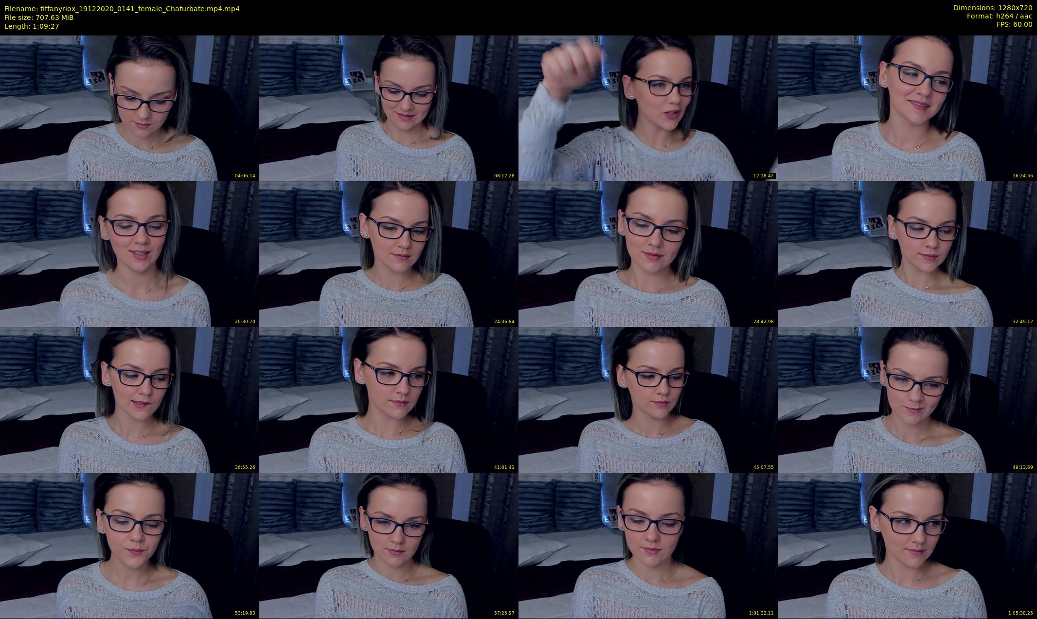 tiffanyriox — 70 minute Chaturbate female cam show recording, 720p, Dec 19, 2020