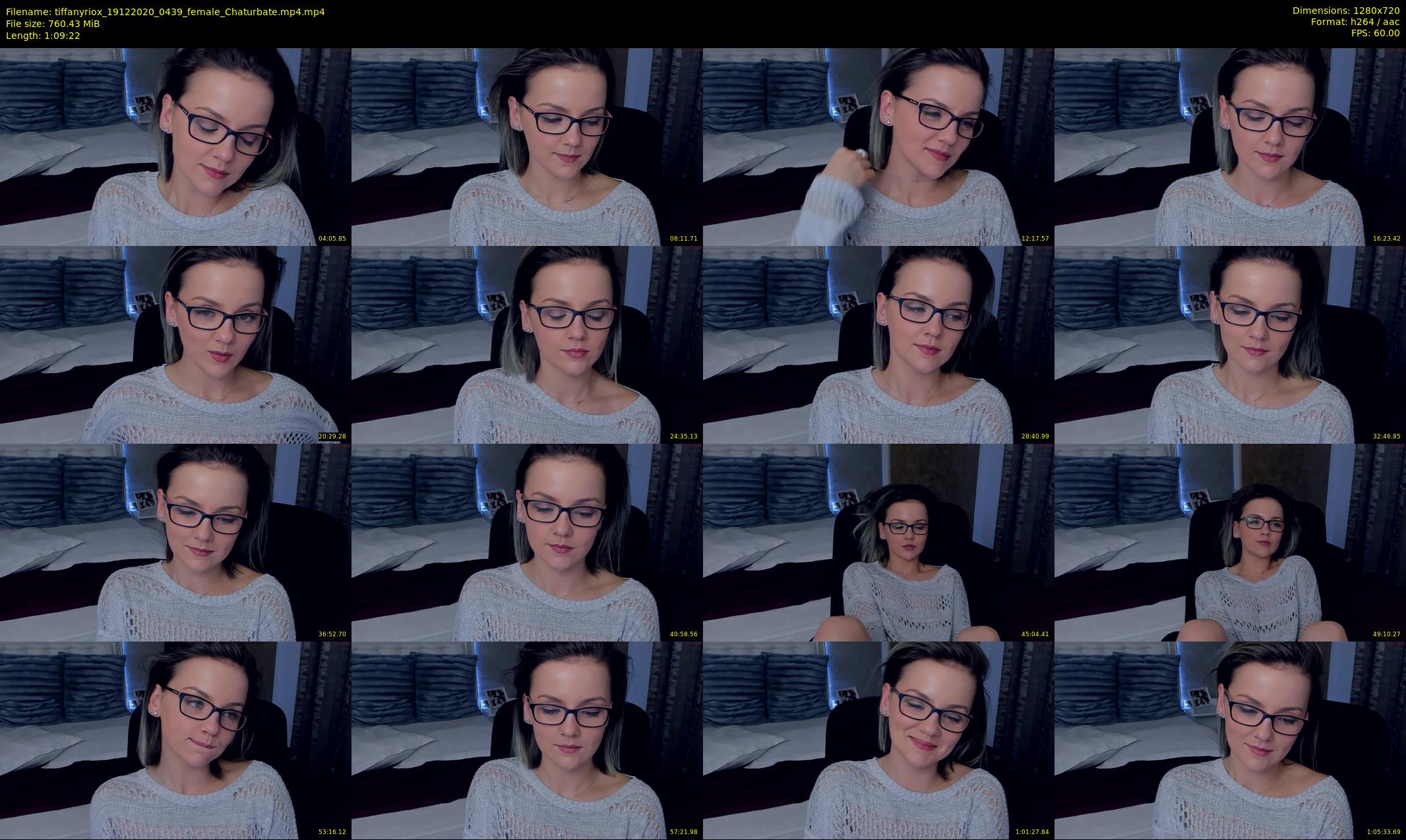 tiffanyriox — 70 minute Chaturbate female cam show recording, 720p, Dec 19, 2020