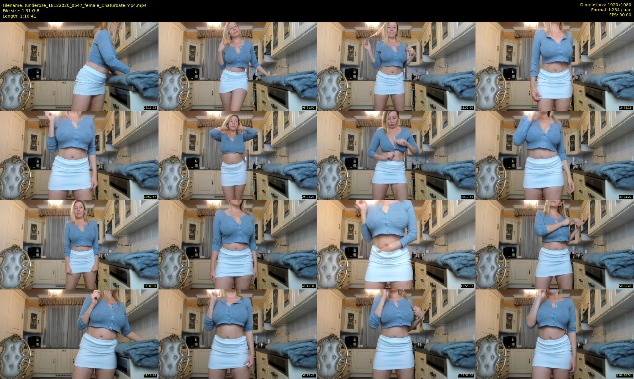 tunderose — 71 minute Chaturbate female cam show recording, 1080p, Dec 18, 2020