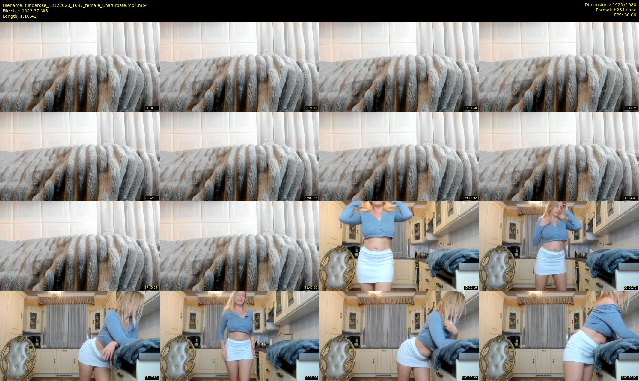 tunderose — 71 minute Chaturbate female cam show recording, 1080p, Dec 18, 2020