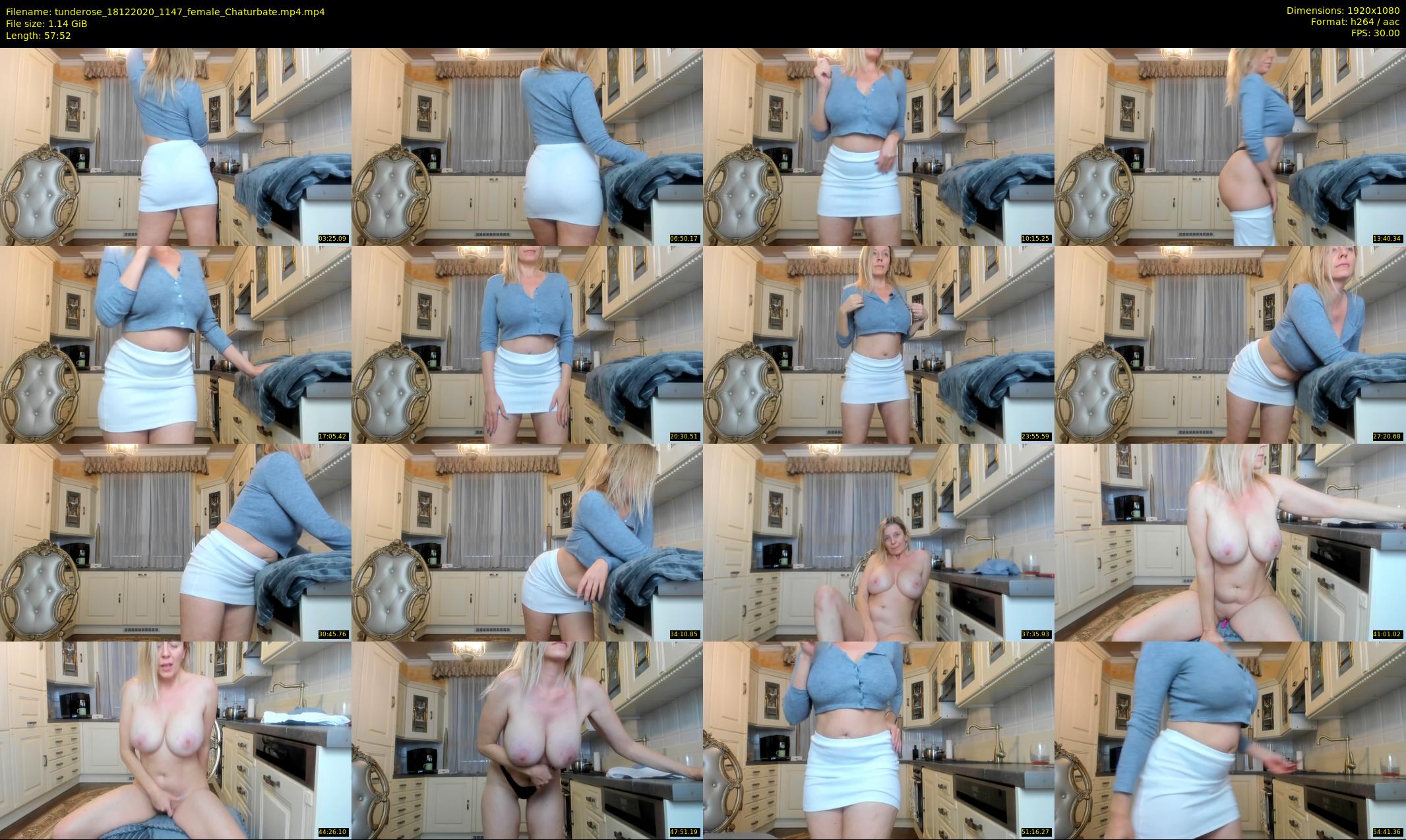 tunderose — 58 minute Chaturbate female cam show recording, 1080p, Dec 18, 2020