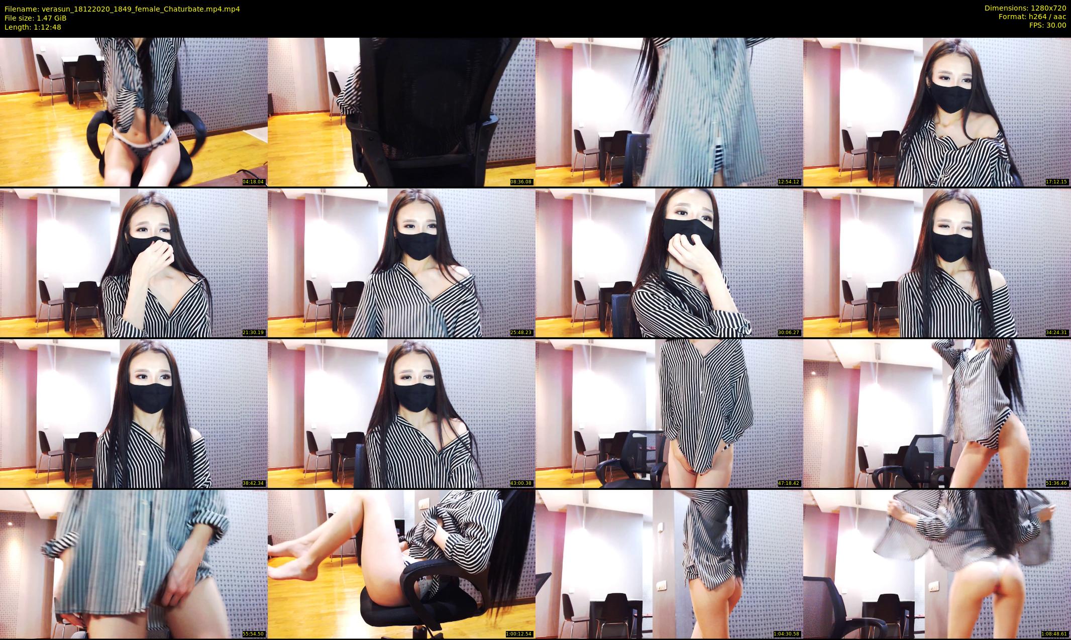 verasun — 73 minute Chaturbate female cam show recording, 720p, Dec 18, 2020