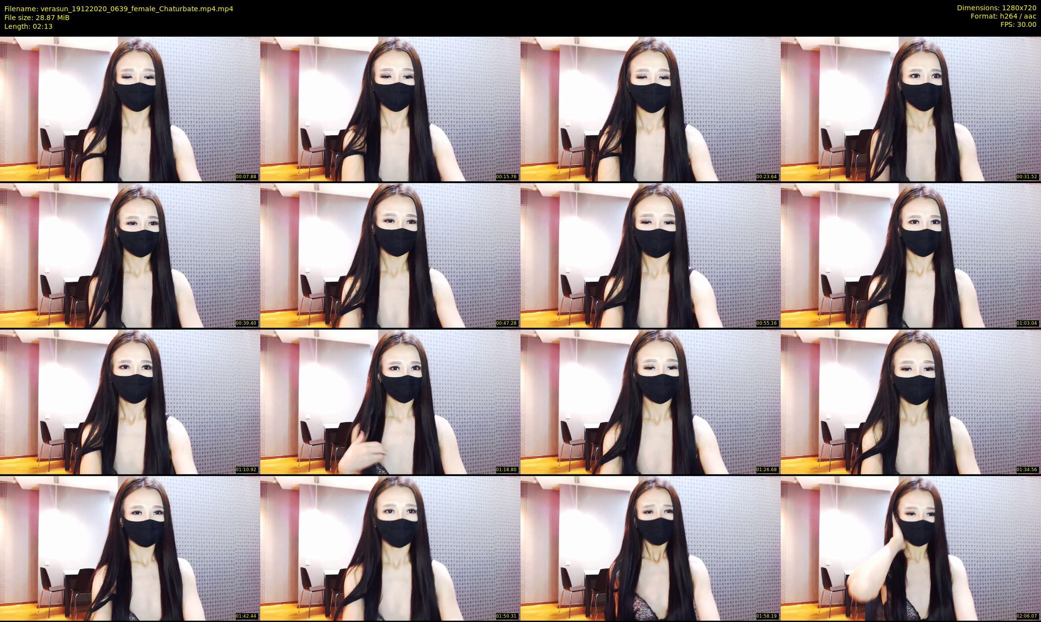verasun — 3 minute Chaturbate female cam show recording, 720p, Dec 19, 2020