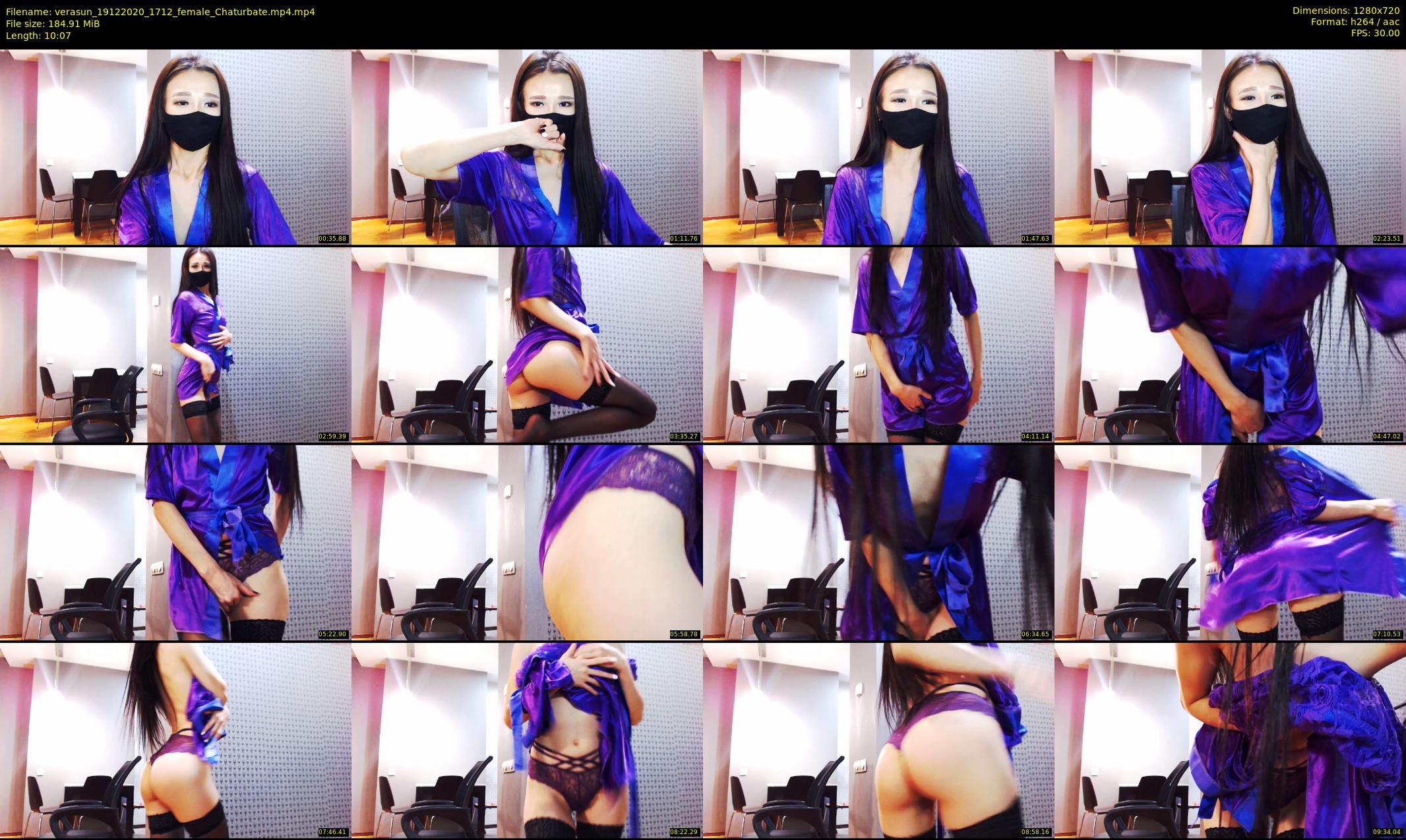 verasun — 11 minute Chaturbate female cam show recording, 720p, Dec 19, 2020