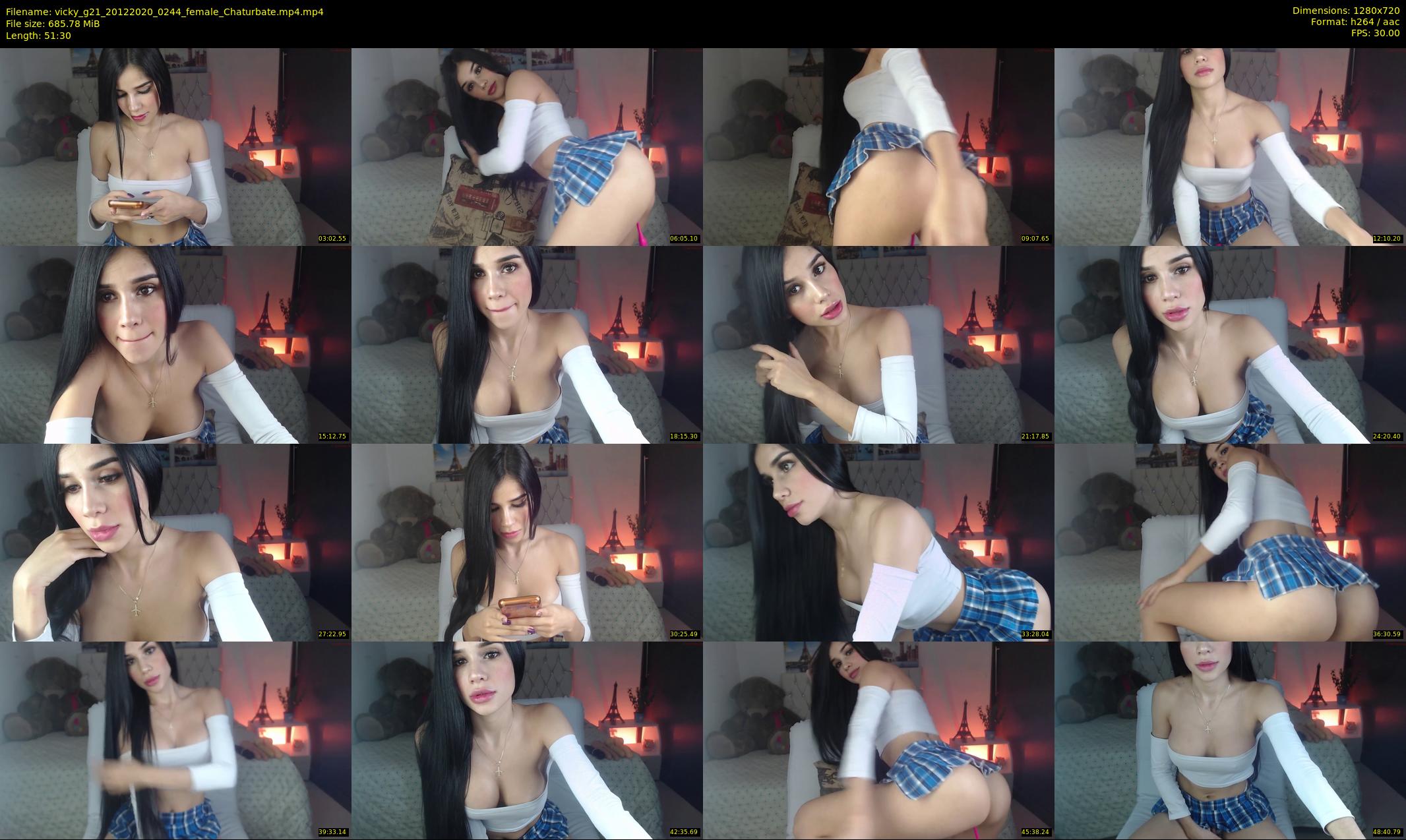 vicky_g21 — 52 minute Chaturbate female cam show recording, 720p, Dec 20, 2020