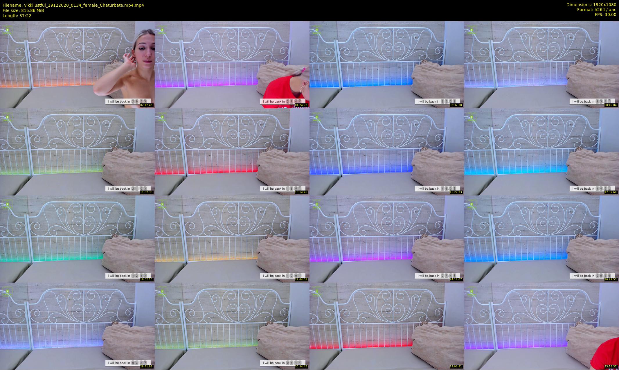vikkilustful — 38 minute Chaturbate female cam show recording, 1080p, Dec 19, 2020