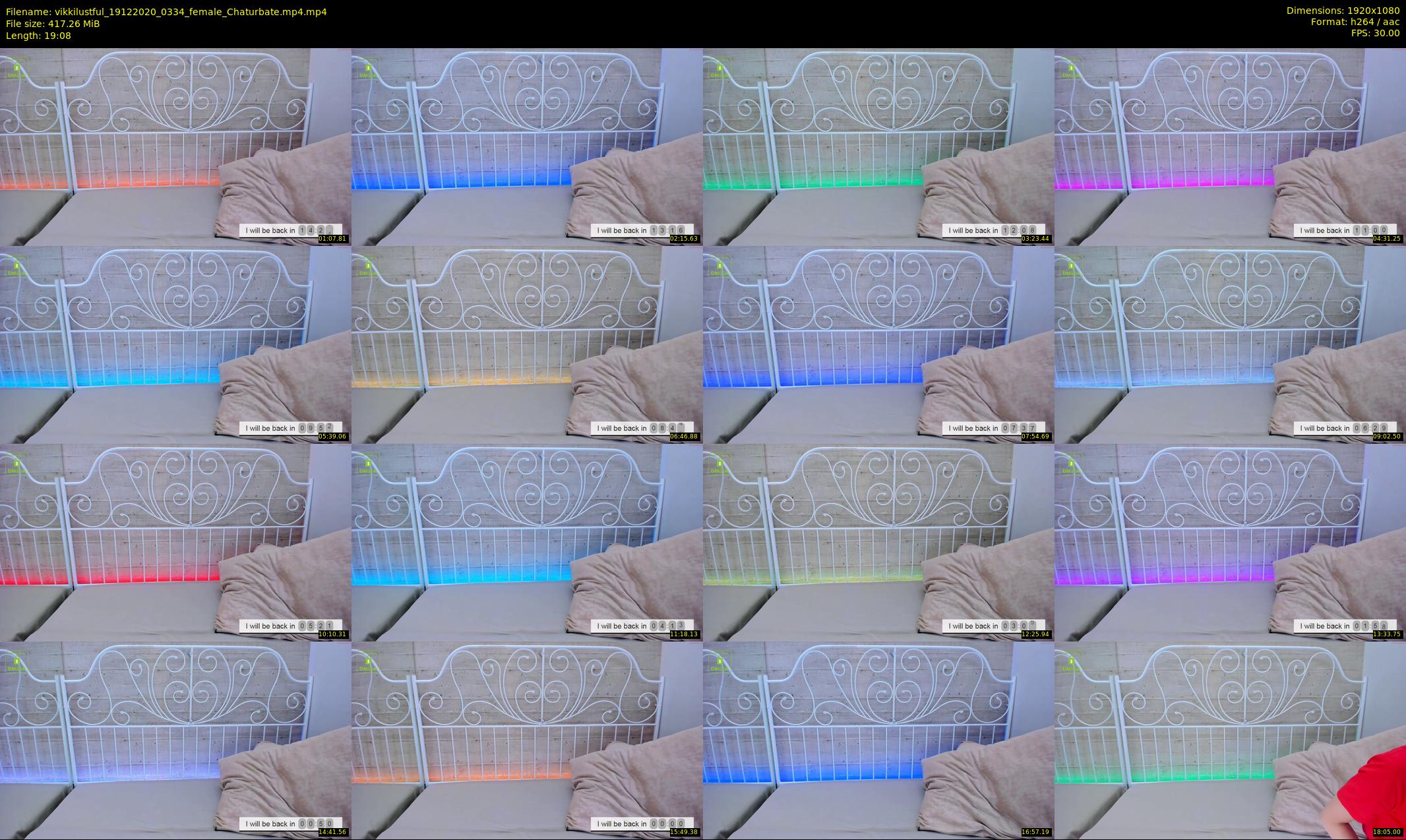vikkilustful — 20 minute Chaturbate female cam show recording, 1080p, Dec 19, 2020