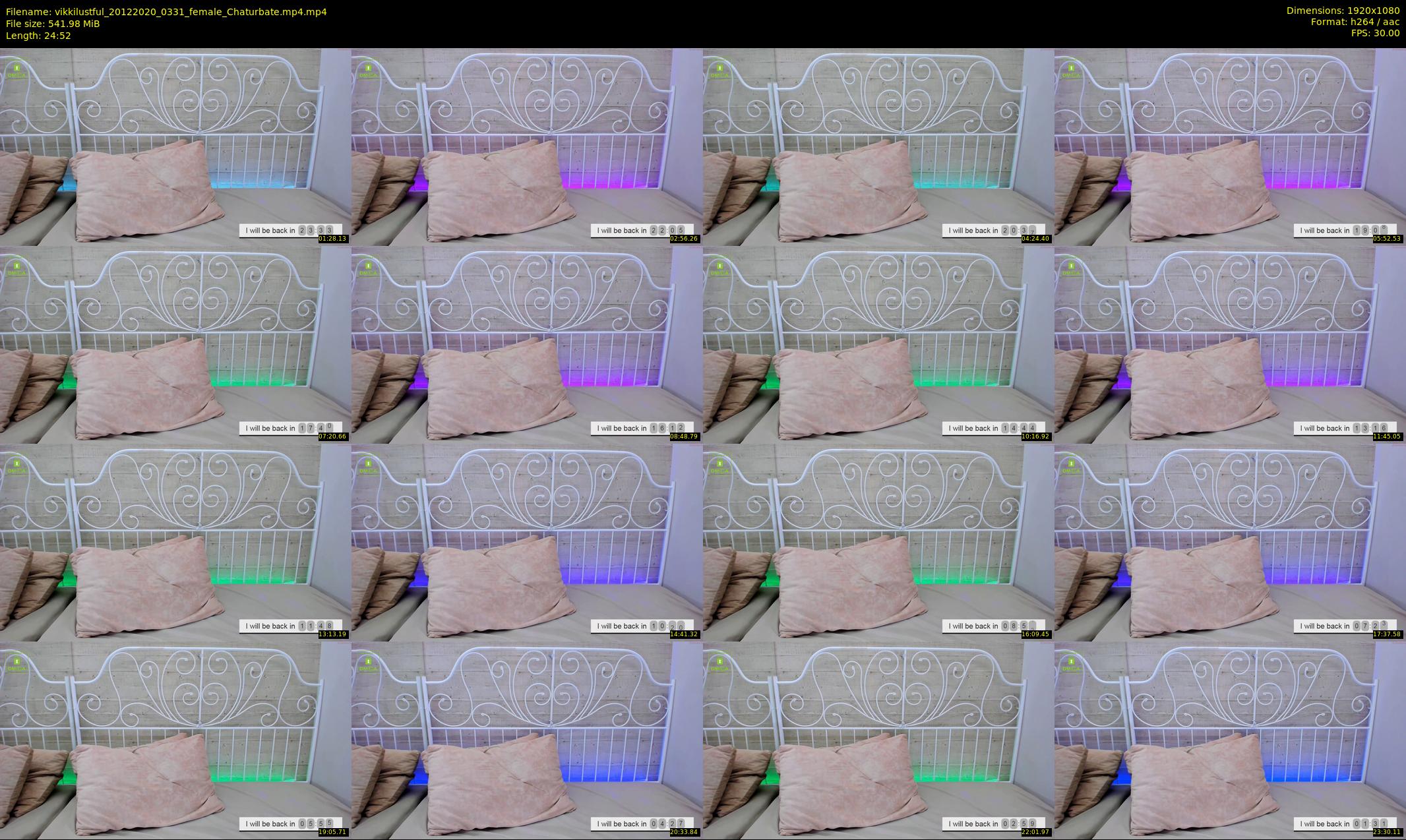 vikkilustful — 25 minute Chaturbate female cam show recording, 1080p, Dec 20, 2020