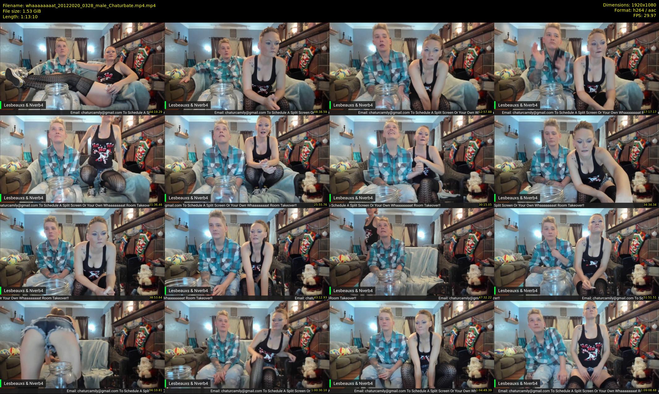 whaaaaaaaat — 74 minute Chaturbate couple cam show recording, 1080p, Dec 20, 2020
