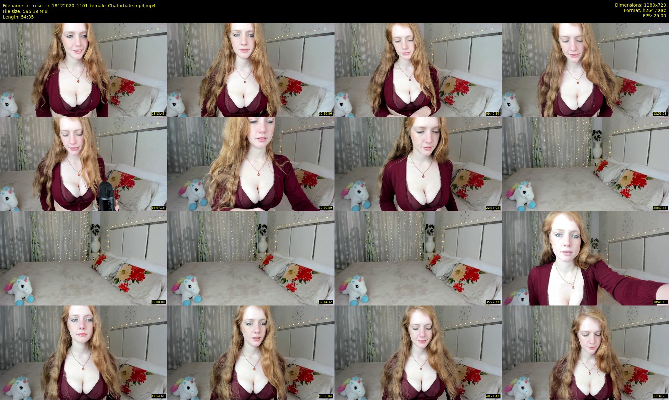 x__rose__x — 55 minute Chaturbate female cam show recording, 720p, Dec 18, 2020