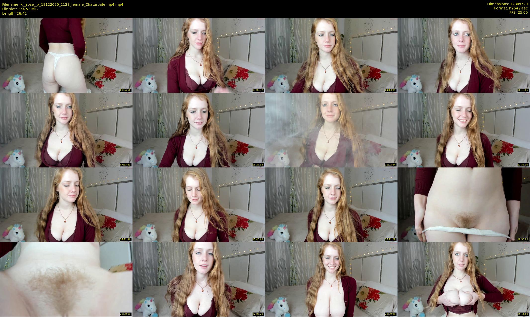 x__rose__x — 27 minute Chaturbate female cam show recording, 720p, Dec 18, 2020