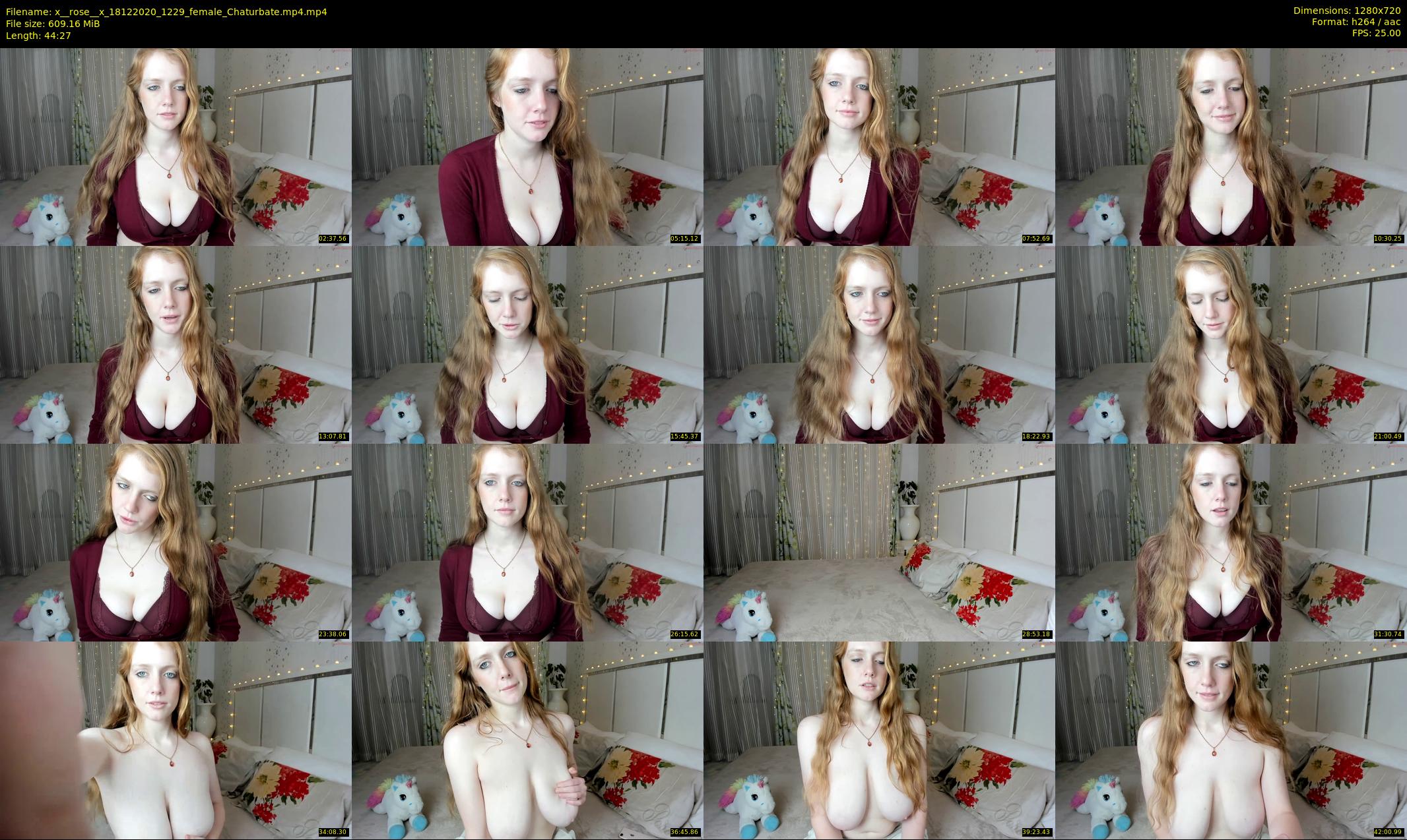 x__rose__x — 45 minute Chaturbate female cam show recording, 720p, Dec 18, 2020