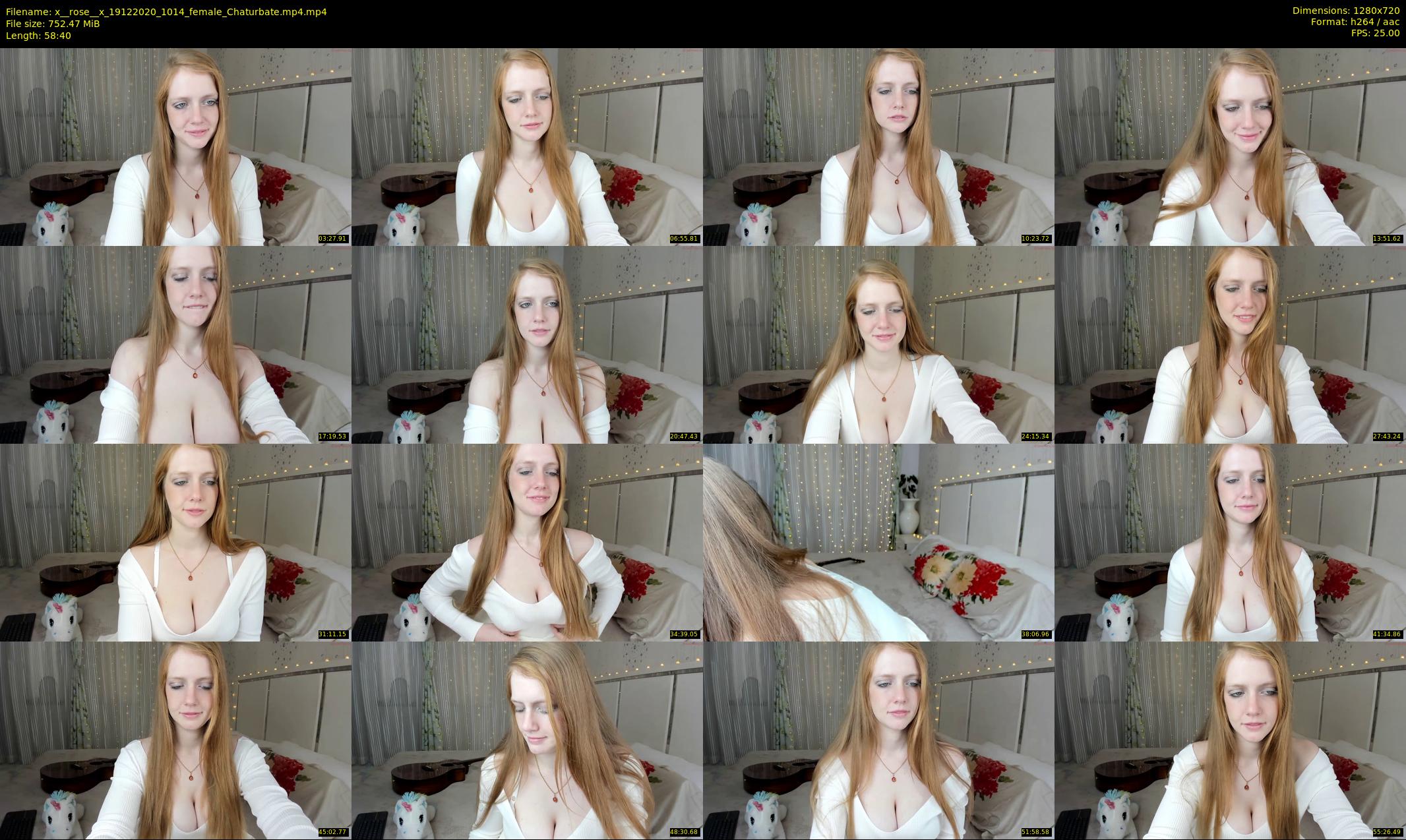 x__rose__x — 59 minute Chaturbate female cam show recording, 720p, Dec 19, 2020