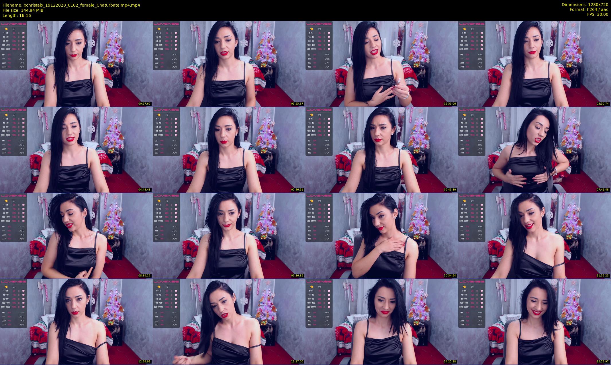 xchristalx — 17 minute Chaturbate female cam show recording, 720p, Dec 19, 2020
