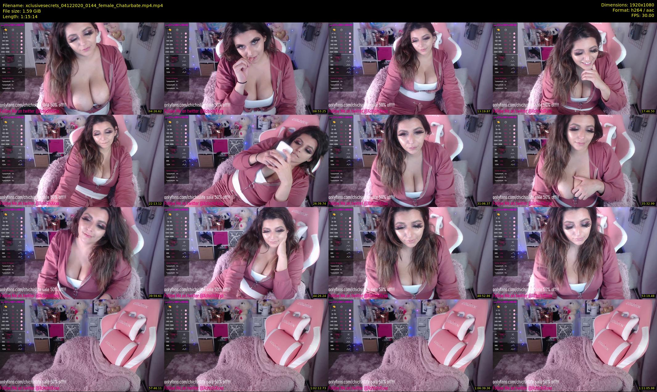 xclusivesecrets — 76 minute Chaturbate female cam show recording, 1080p, Dec 4, 2020