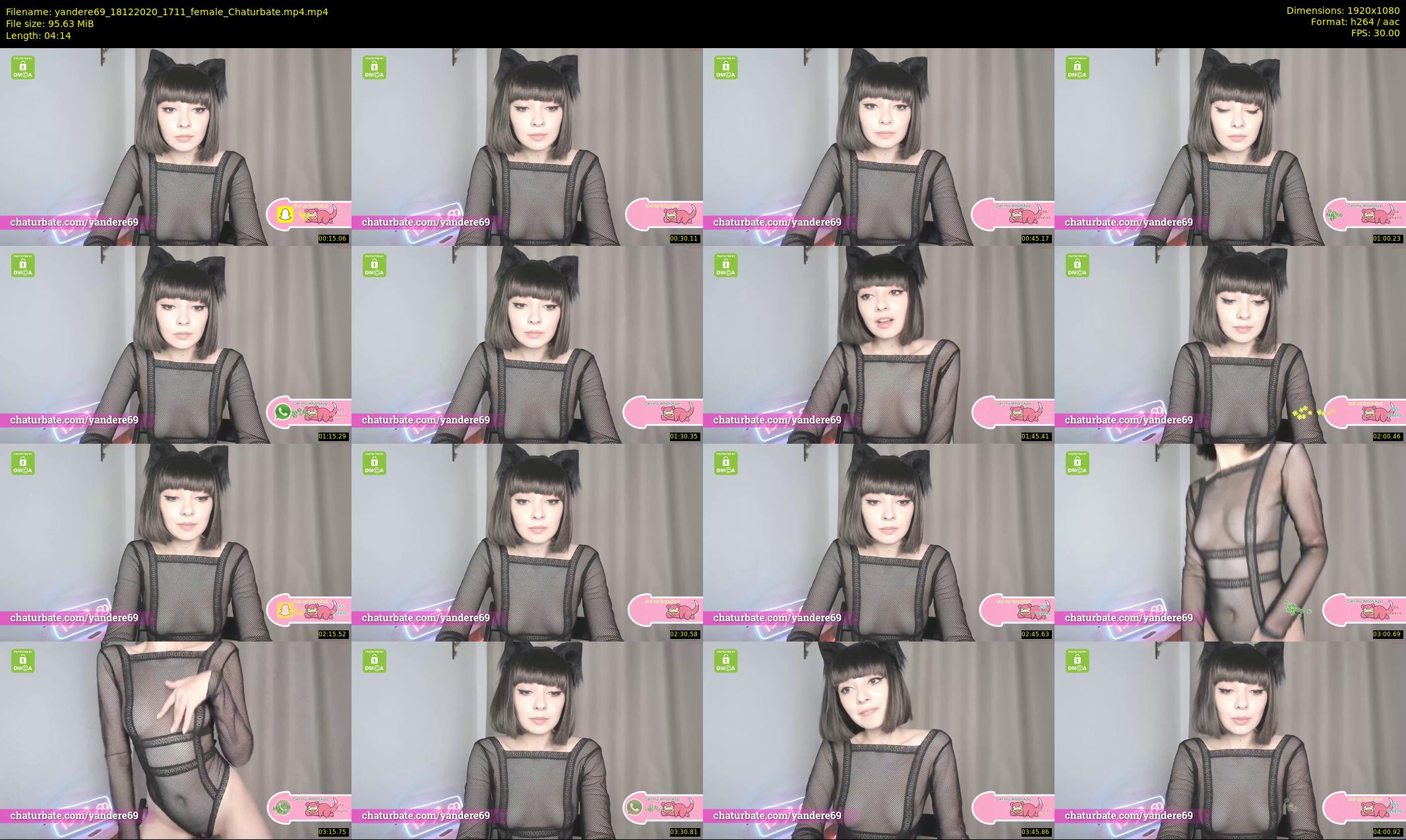 yandere69 — 5 minute Chaturbate female cam show recording, 1080p, Dec 18, 2020
