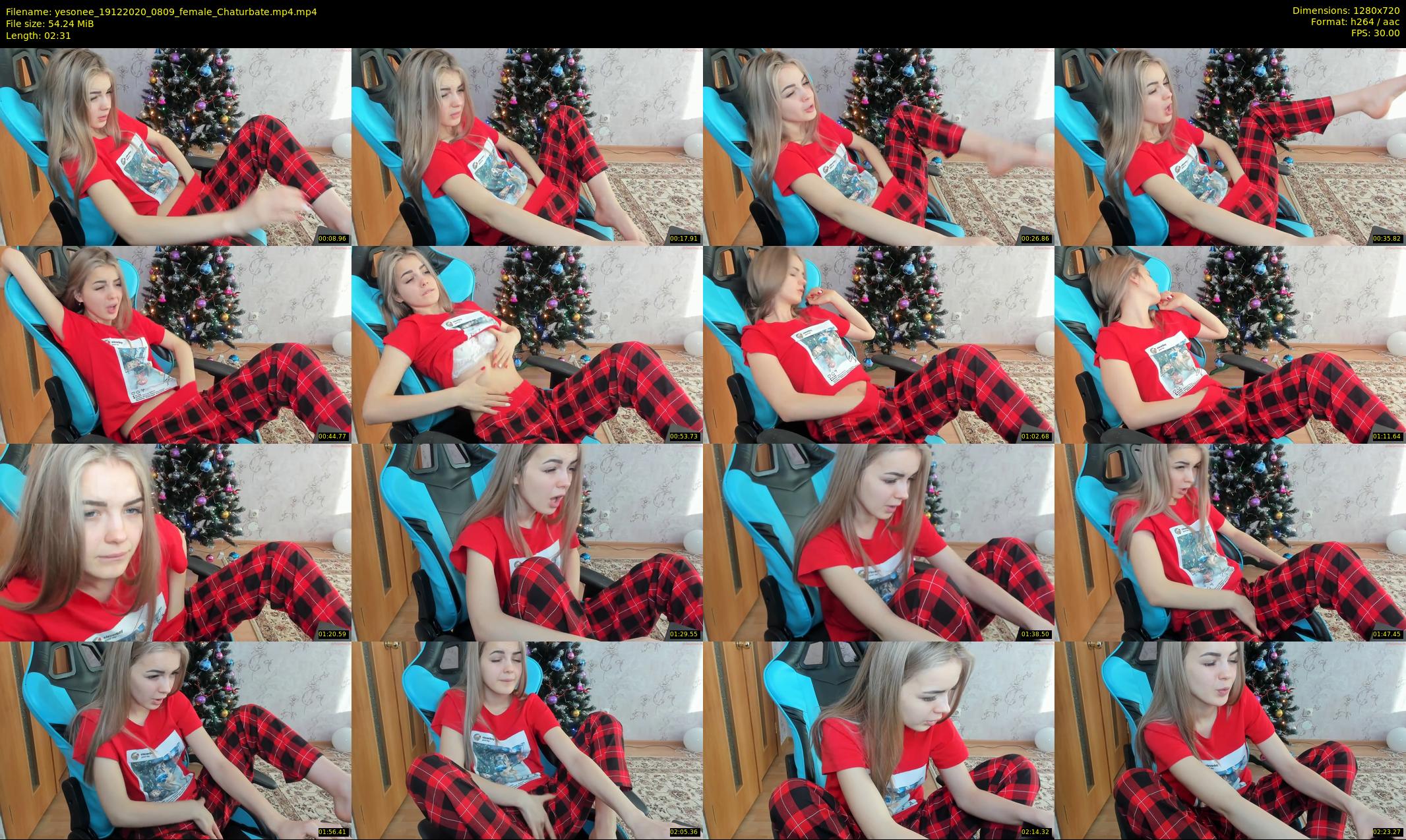 yesonee — 3 minute Chaturbate female cam show recording, 720p, Dec 19, 2020