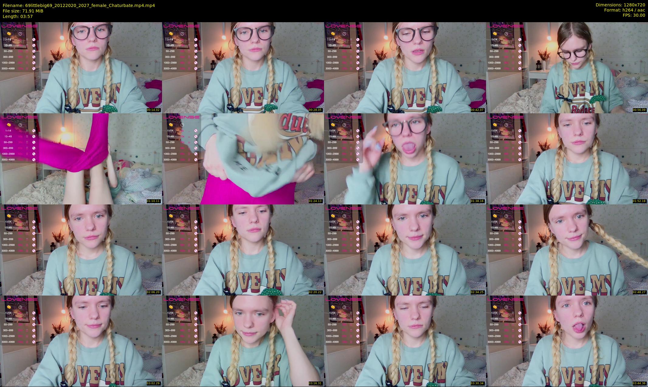 69littlebig69 — 4 minute Chaturbate couple cam show recording, 720p, Dec 20, 2020