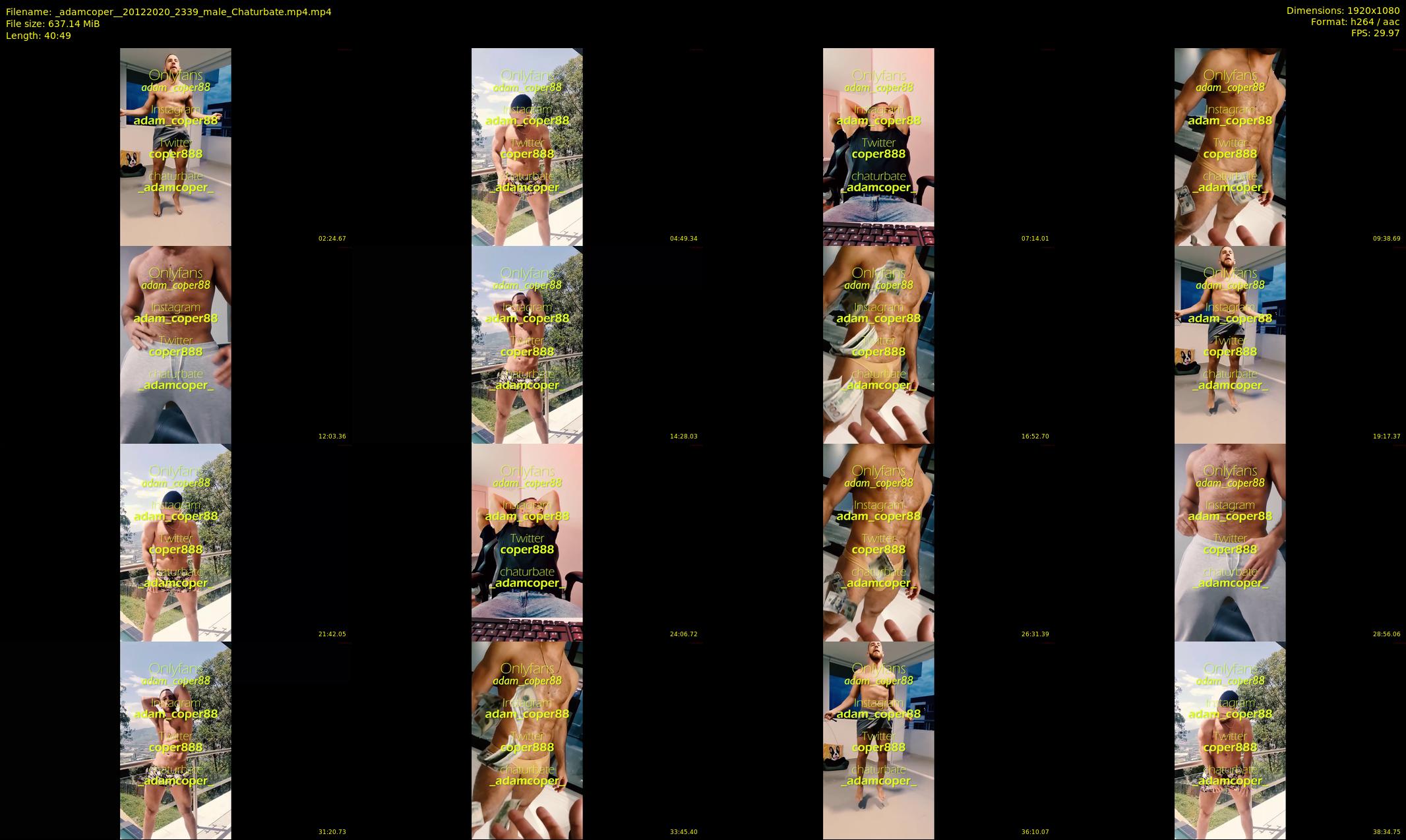 _adamcoper_ — 41 minute Chaturbate male cam show recording, 1080p, Dec 20, 2020
