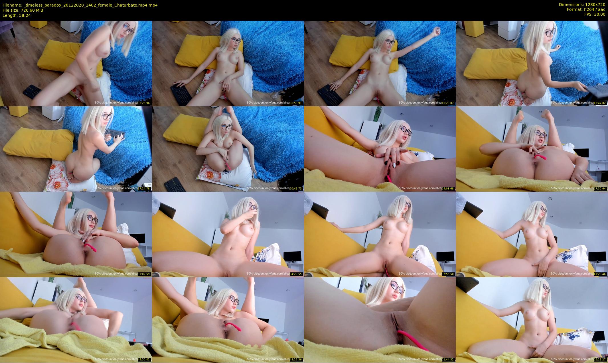 _timeless_paradox — 59 minute Chaturbate female cam show recording, 720p, Dec 20, 2020