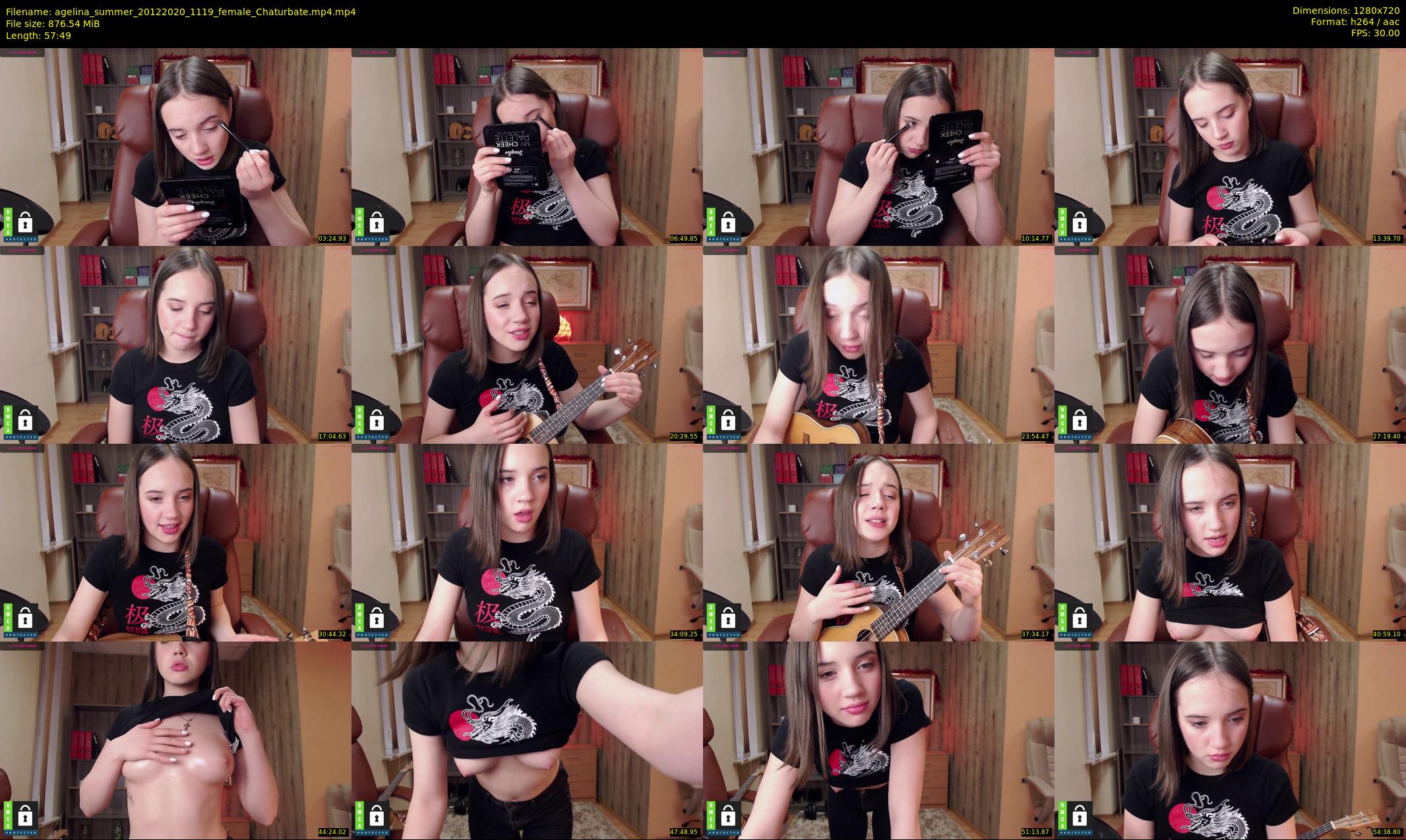agelina_summer — 58 minute Chaturbate female cam show recording, 720p, Dec 20, 2020