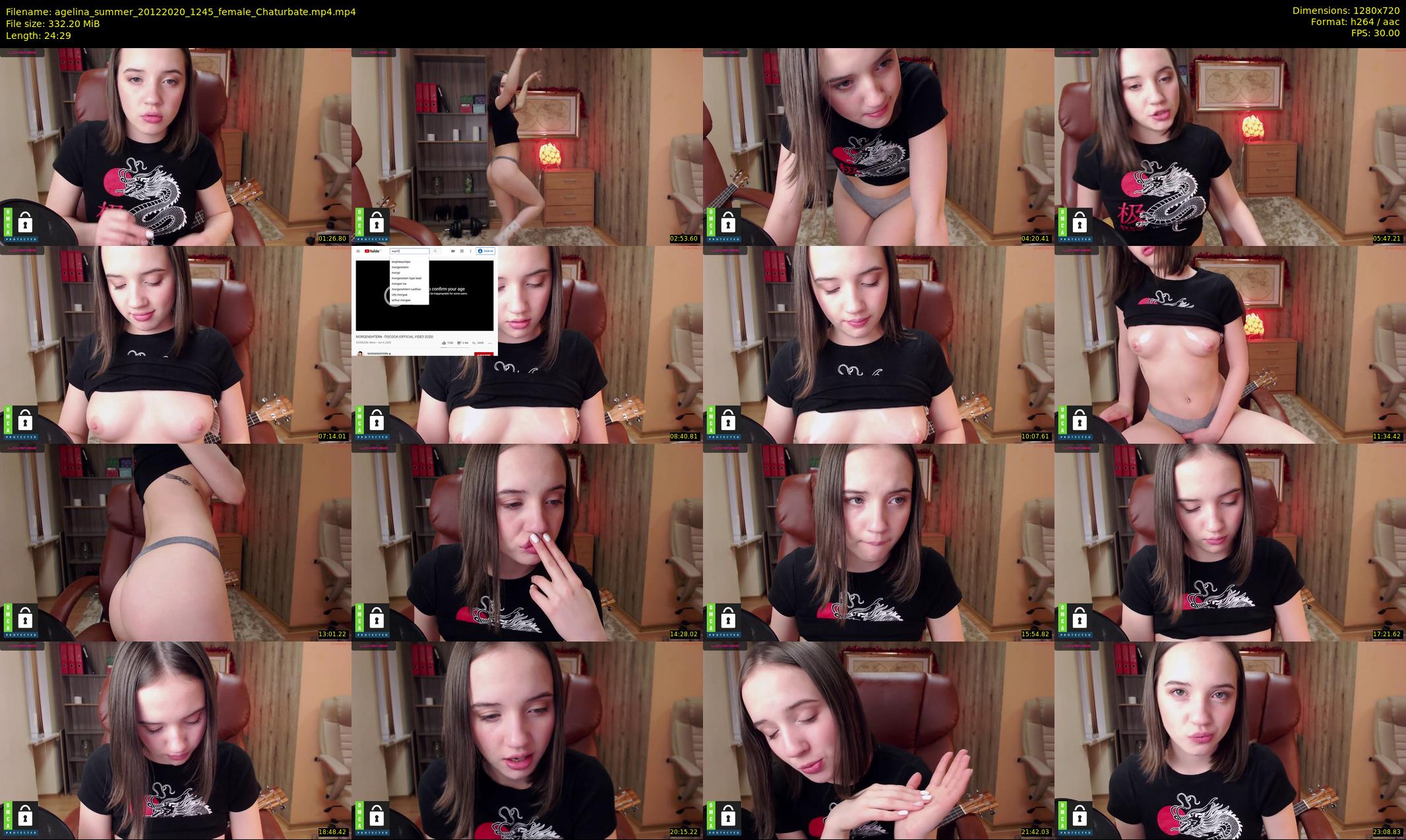 agelina_summer — 25 minute Chaturbate female cam show recording, 720p, Dec 20, 2020