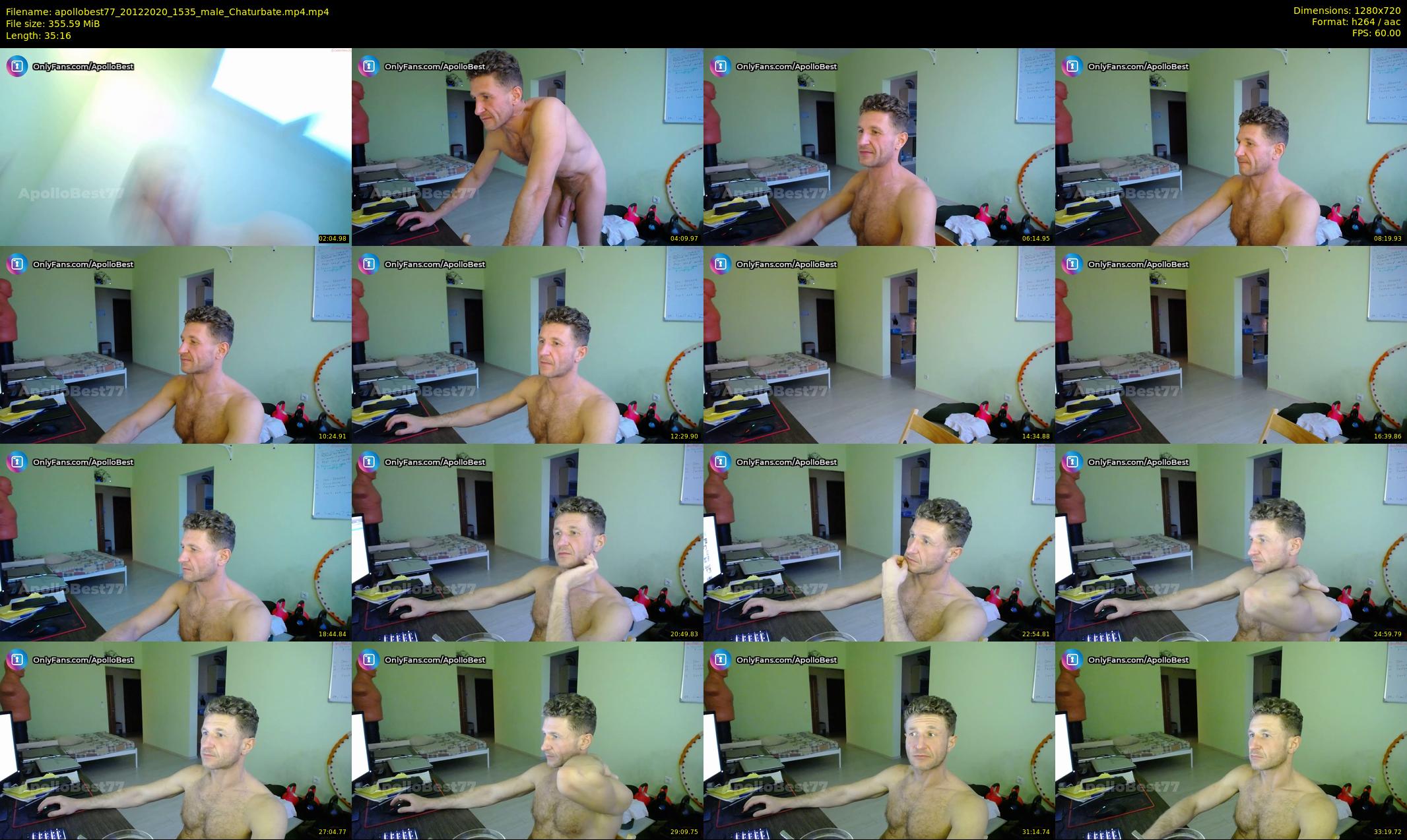 apollobest77 — 36 minute Chaturbate male cam show recording, 720p, Dec 20, 2020