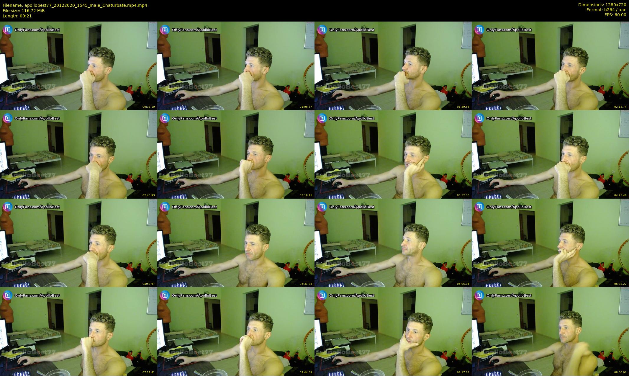 apollobest77 — 10 minute Chaturbate male cam show recording, 720p, Dec 20, 2020