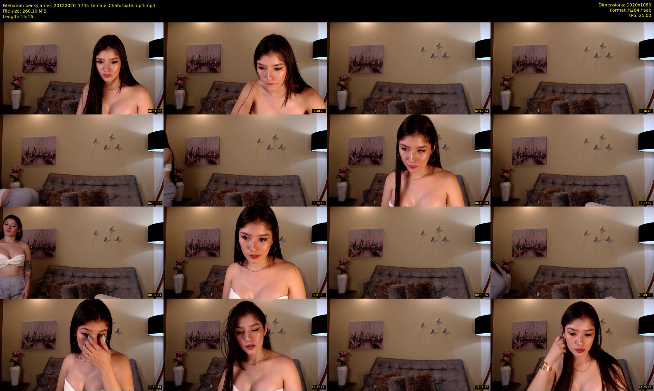 beckyjames — 16 minute Chaturbate female cam show recording, 1080p, Dec 20, 2020